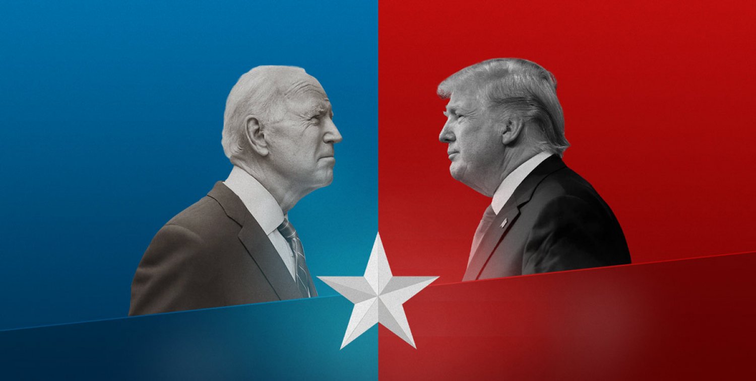 Wer gewinnt? Biden (links) oder Trump?