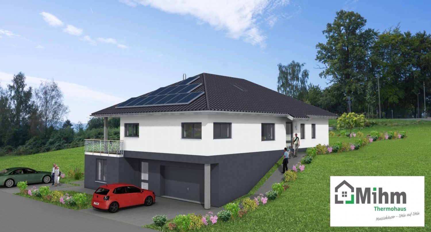 Mihm Thermobau: Winkelbungalow in Hofaschenbach besichtigt