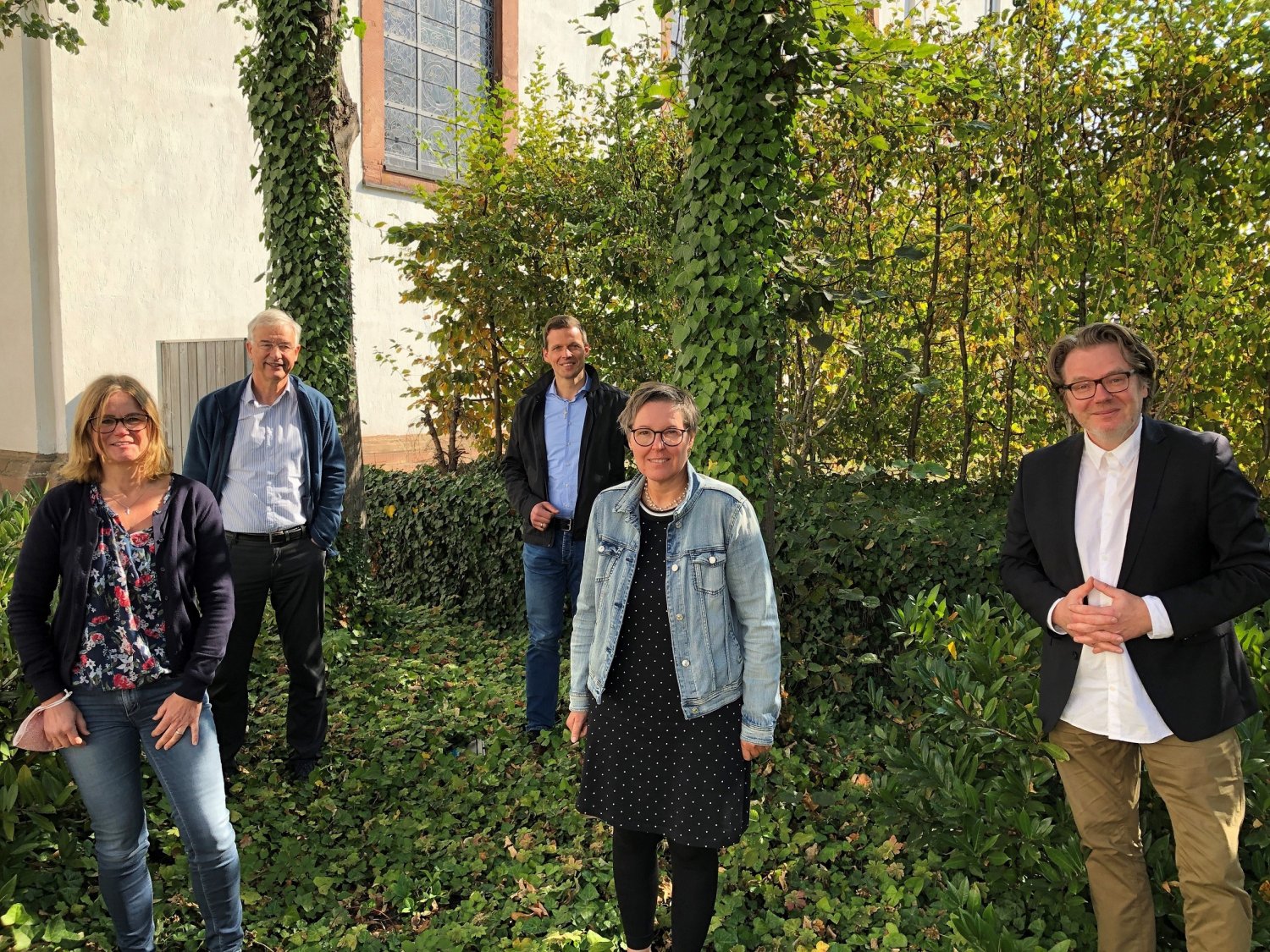 Von links: Regina Saase, Bernd Heil, Mark Parr, Katja Harnischfeger, Jörg Schmitz 