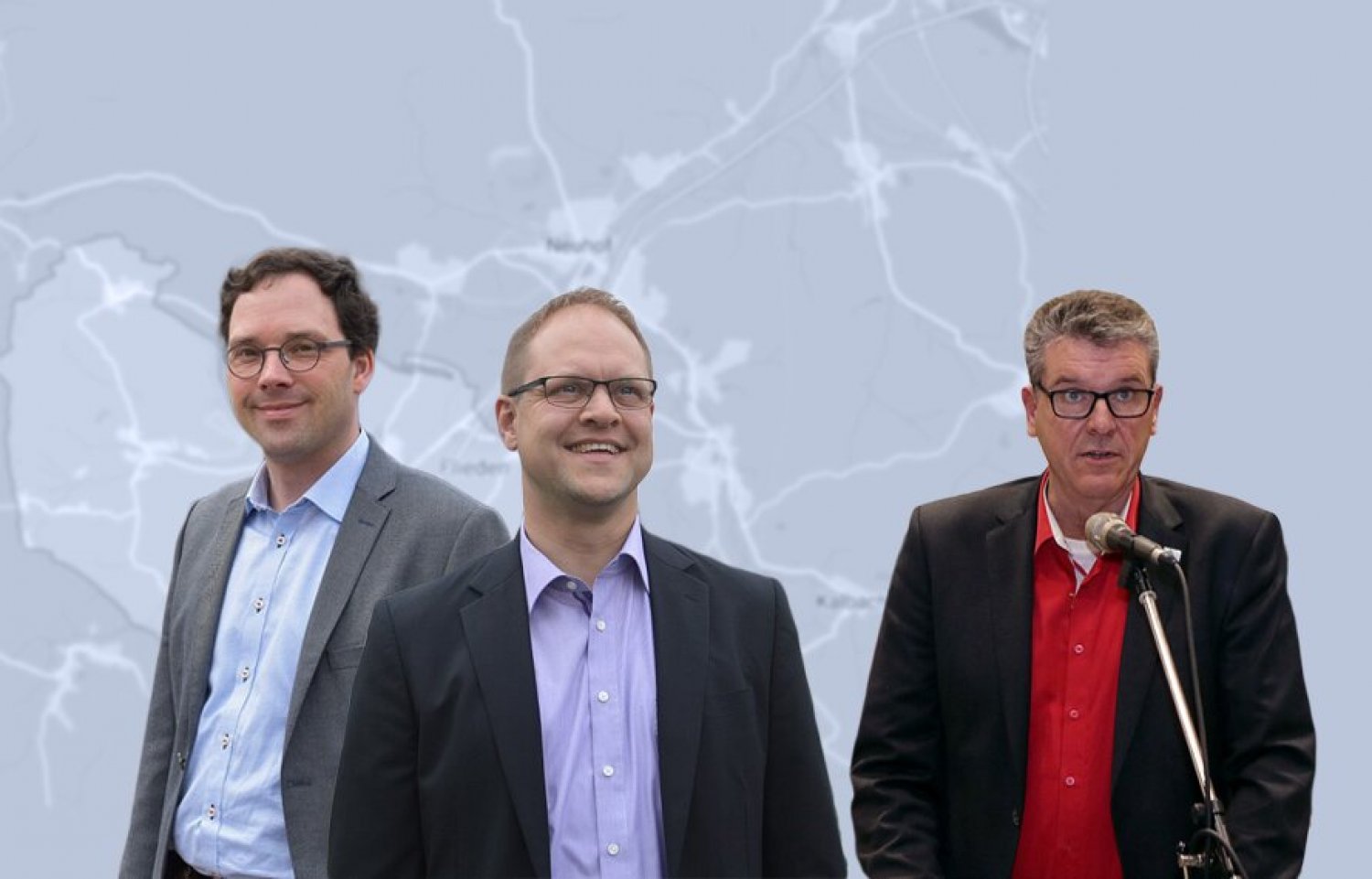 v.l: Heiko Stolz, Christian Henkel und Markus Hackenberg
