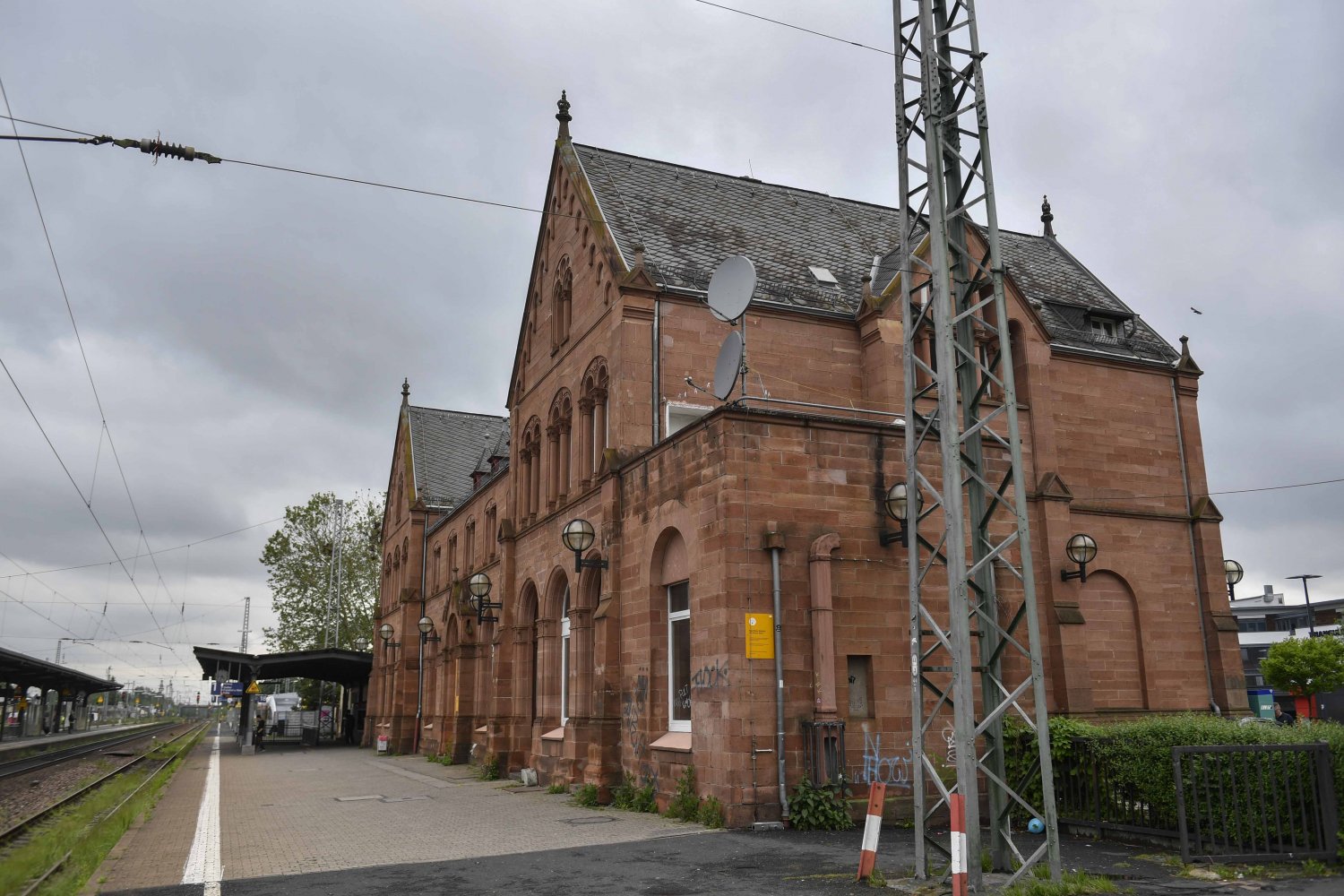 Der Bahnhof in Gelnhausen