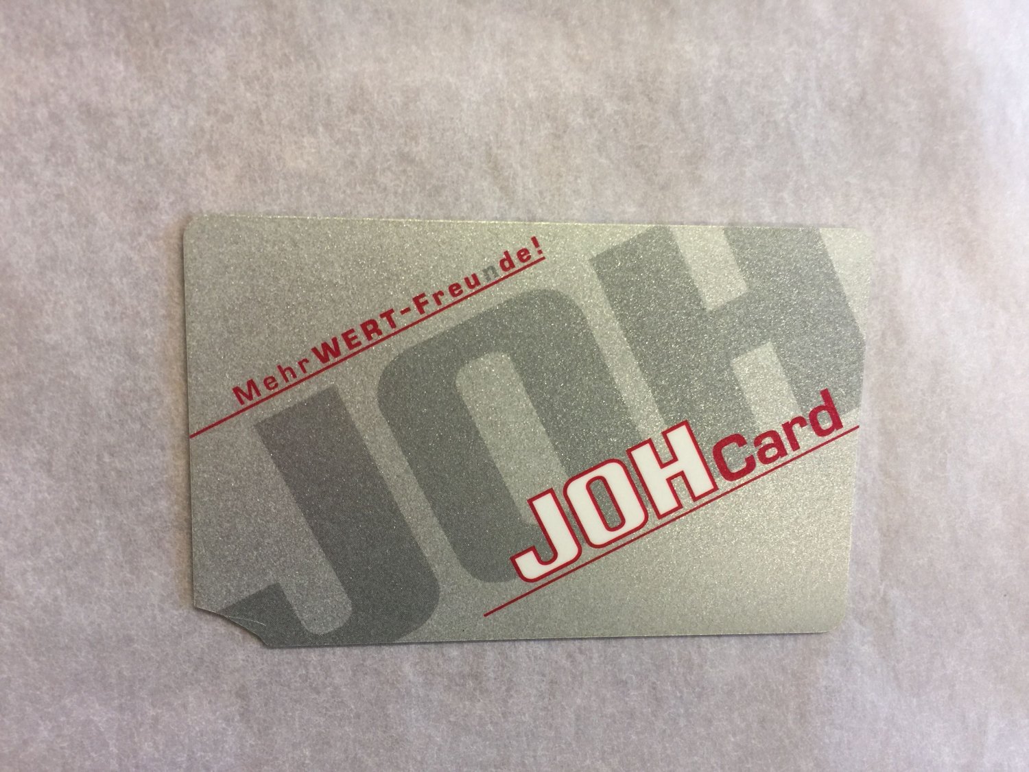 Personalkauf bei Joh, das war in früheren Jahren eine gute Möglichkeit, für Angestellte und deren Familien, Freunde und Bekannte Rabatte zu ergattern. Dann gab es die JOHcard, die einem erweiterten Kreis Rabatte bescherte