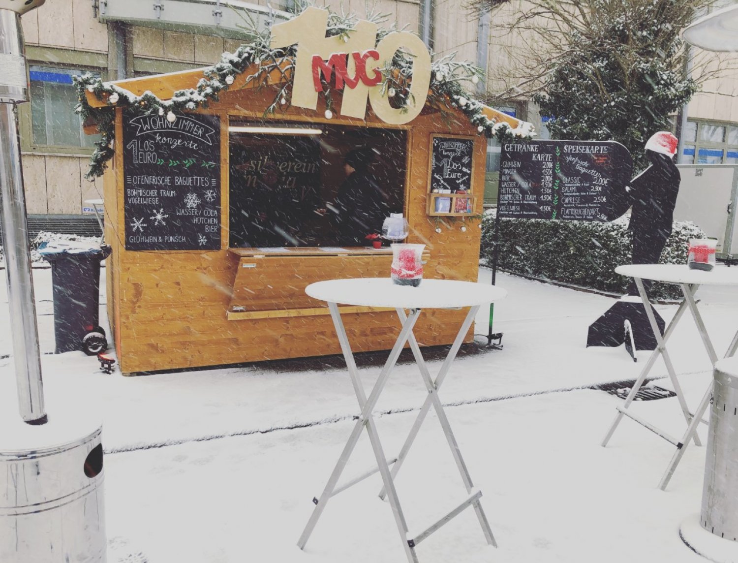 Der Stand des Musikvereins auf dem Freigerichte Weihnachtsmarkt in einem der vergangenen Jahre