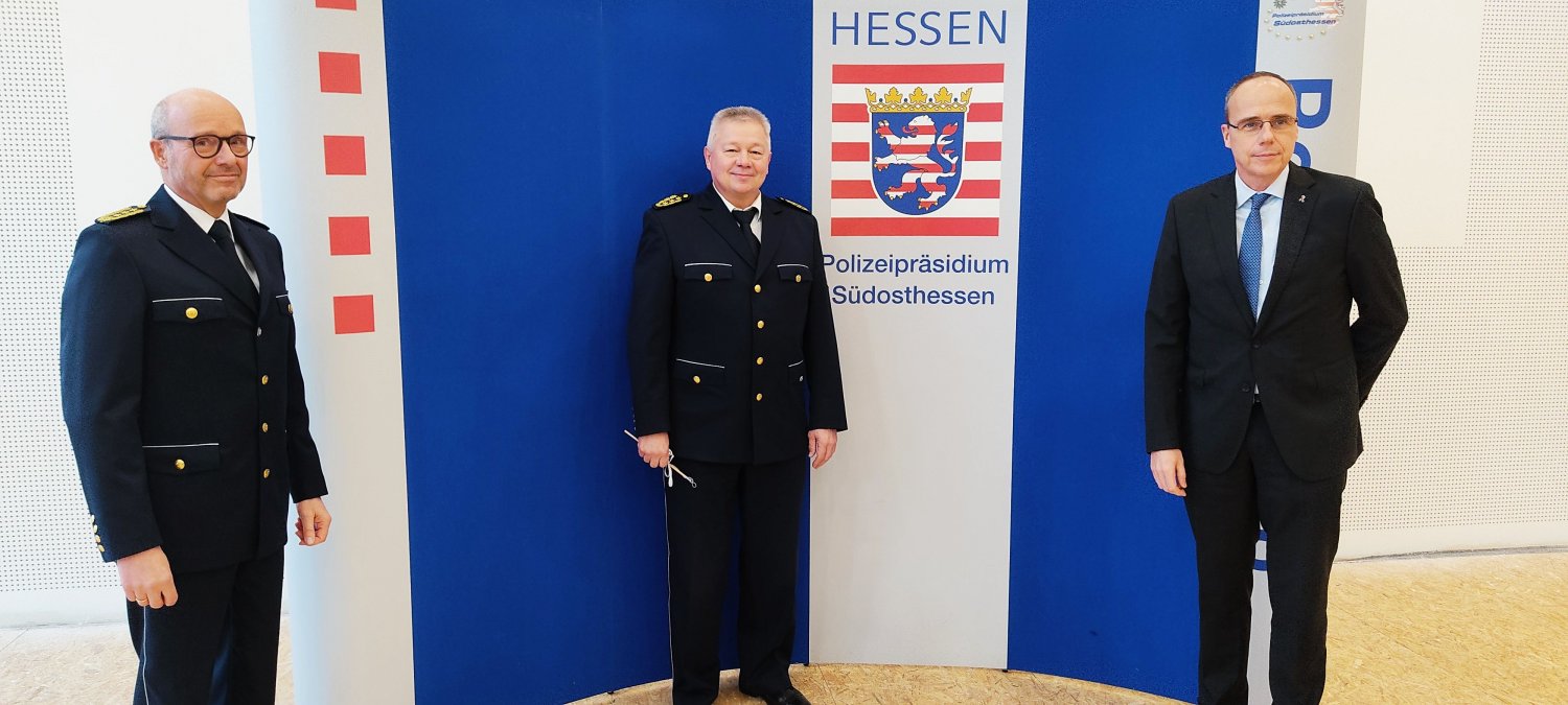 v.l.: Roland Ullmann, Eberhard Möller und Peter Beuth
