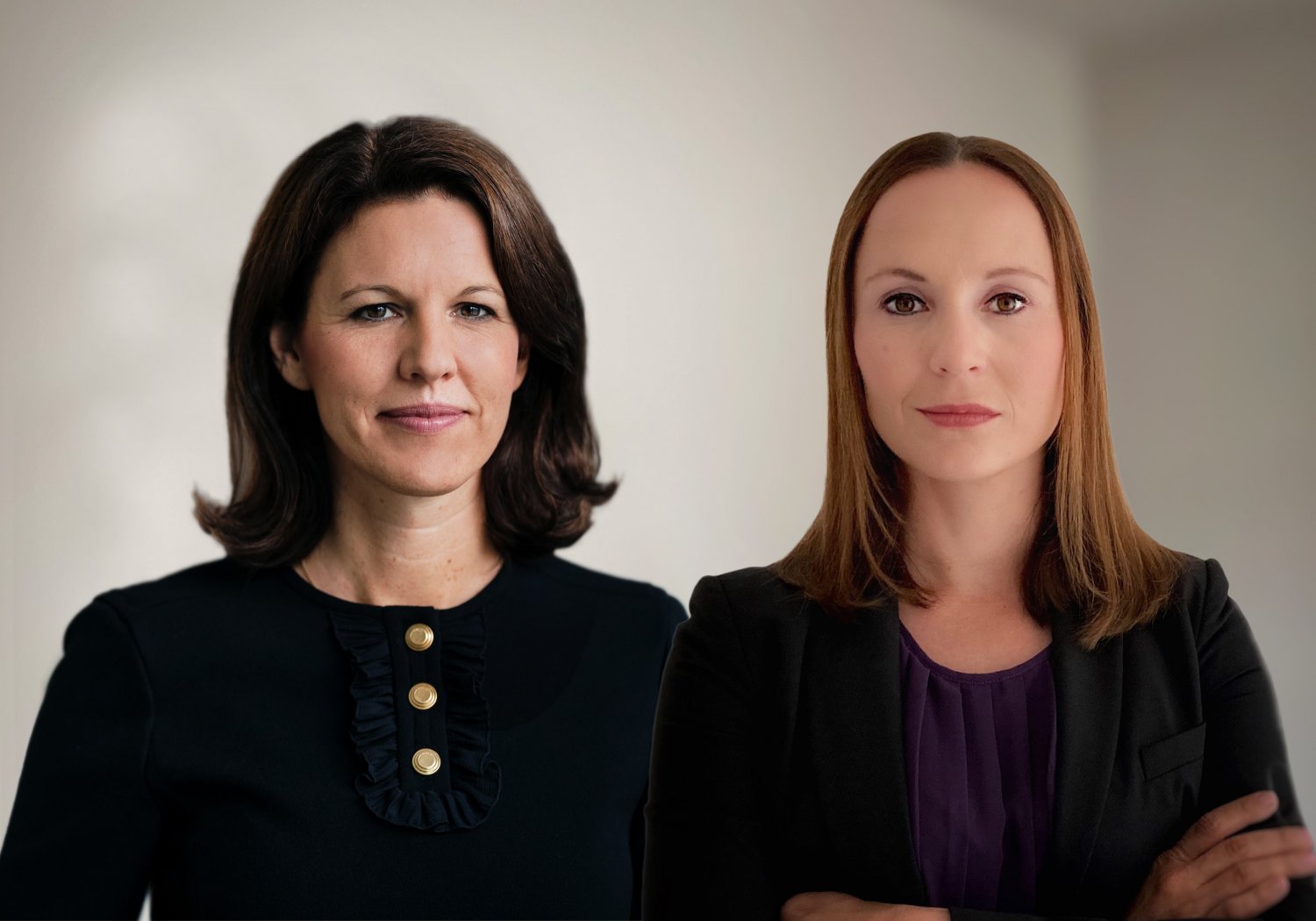 Die CDU-Kreisvorsitzende Katja Leikert mit Staatsanwältin Dr. Julia Bussweiler