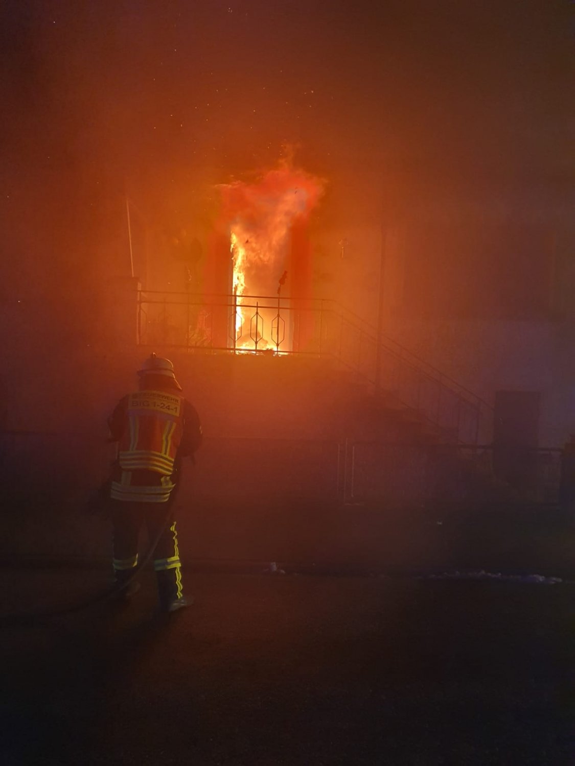 Wohnhausbrand in Biebergemünd.