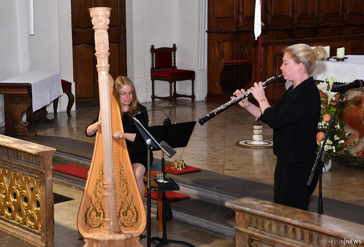 Das Duo Pasculli gab in der Stadtpfarrkirche in Fulda ein Konzert