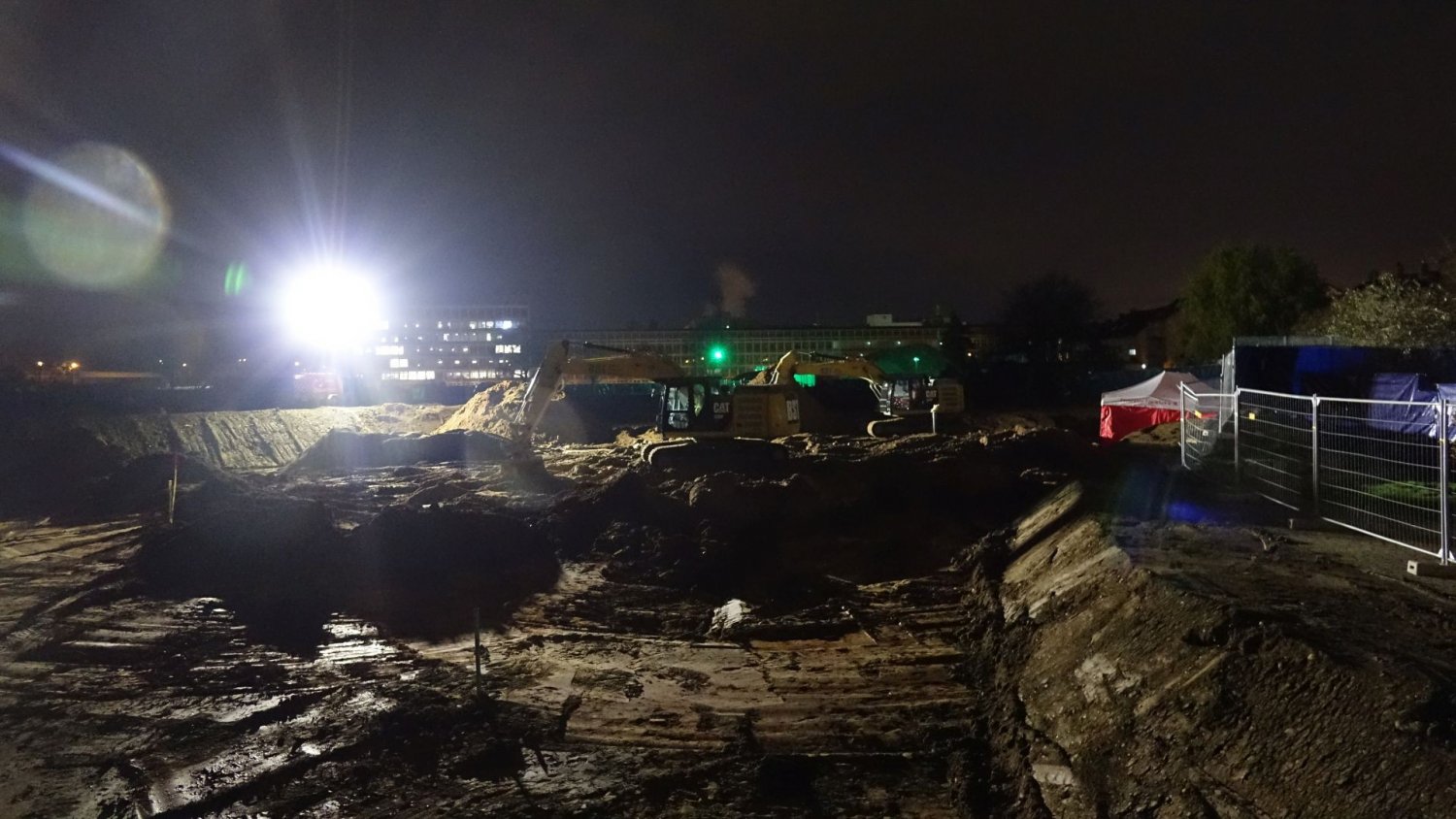 Auf einer Baustelle Stadtteil Gallus wurde eine Weltkriegsbombe entdeckt