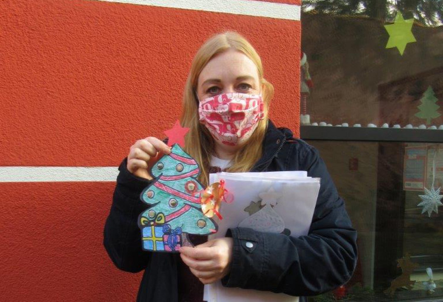 Mit einer tollen Aktion hat die Hammersbacher Grafikdesignerin Vanessa Zinke-Hanke die Bewohner der Senioren-Dependance Hammersbach bedacht