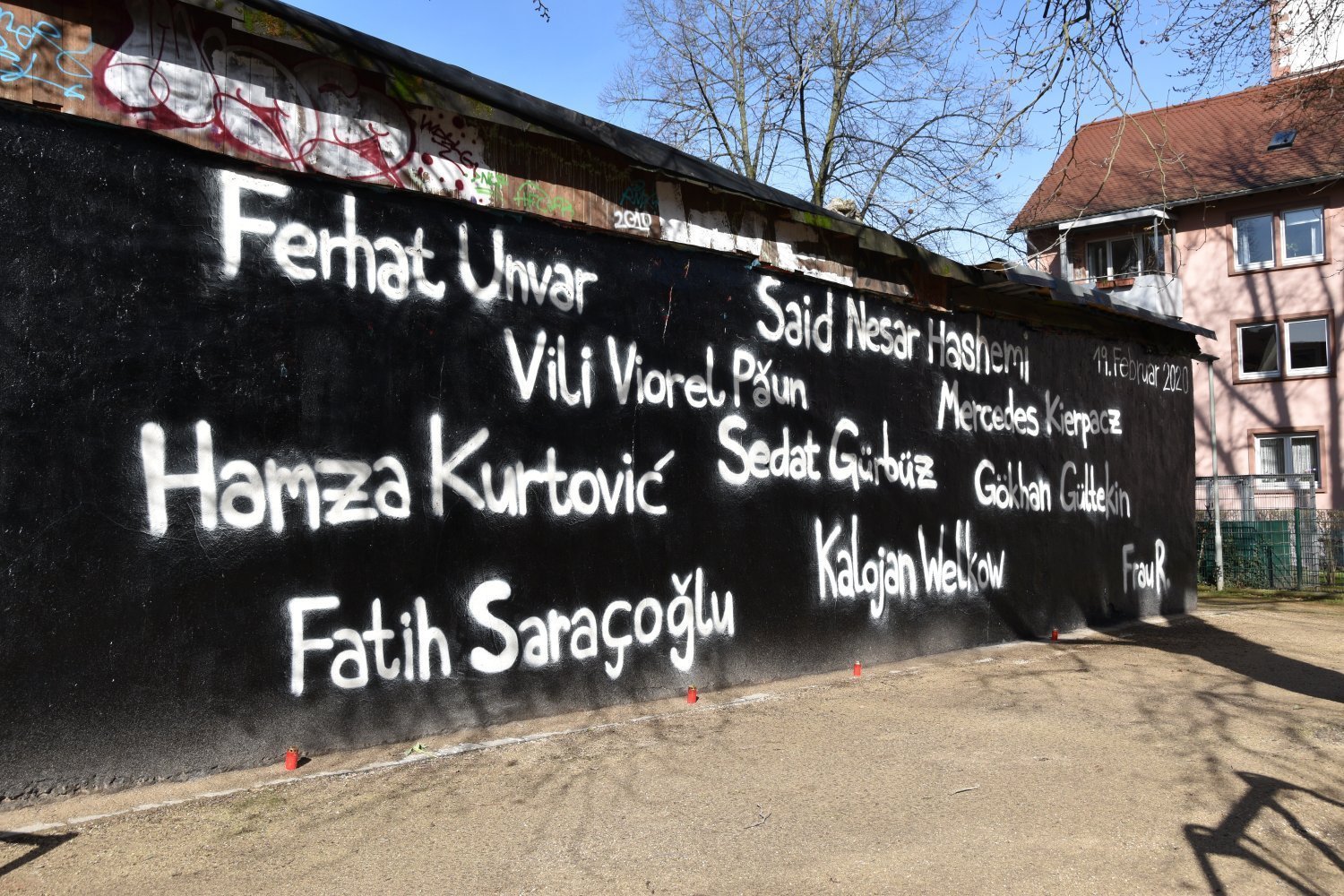 Erinnerung an den Anschlag vom 19. Februar 2020 in Hanau