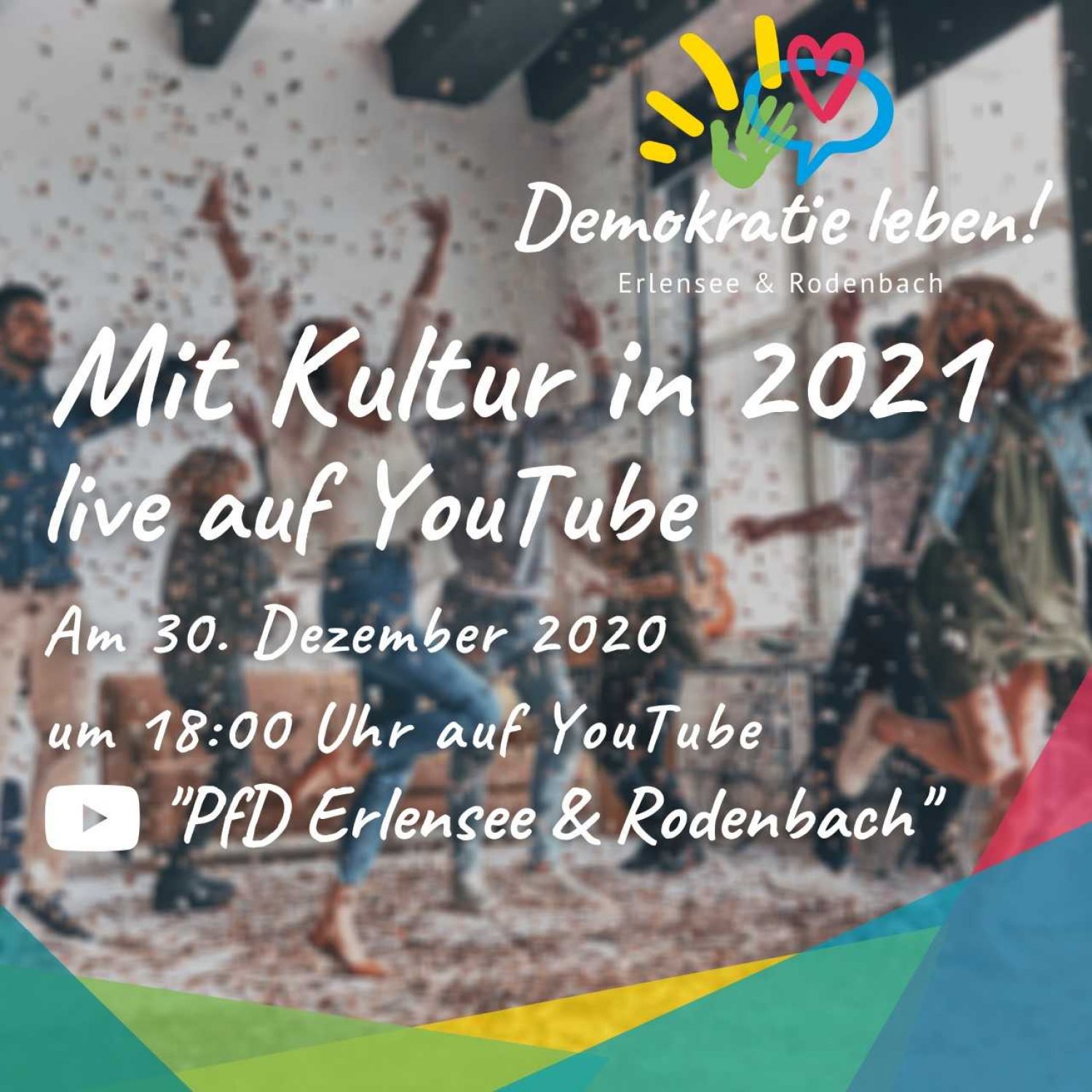 Die Veranstaltung wird durch unsere jungen Mitarbeiter:innen im Rahmen des Projektes „Jugendkultur & Demokratie“ organisiert.