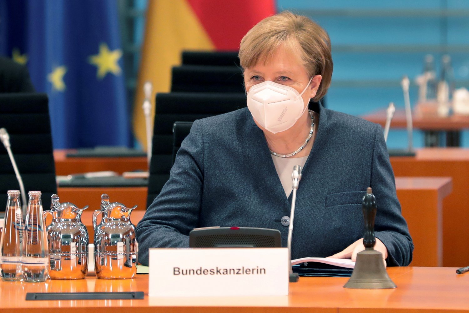 Bundeskanzlerin Angela Merkel (CDU) will offenbar den Lockdown wegen der Corona-Pandemie verlängern