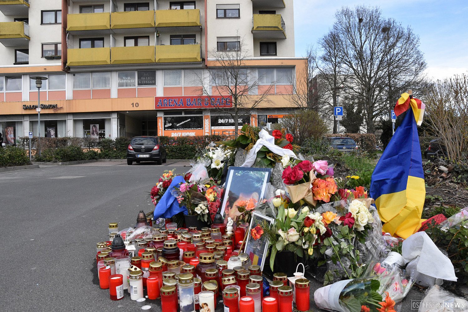 Einer der Tatorte in Hanau