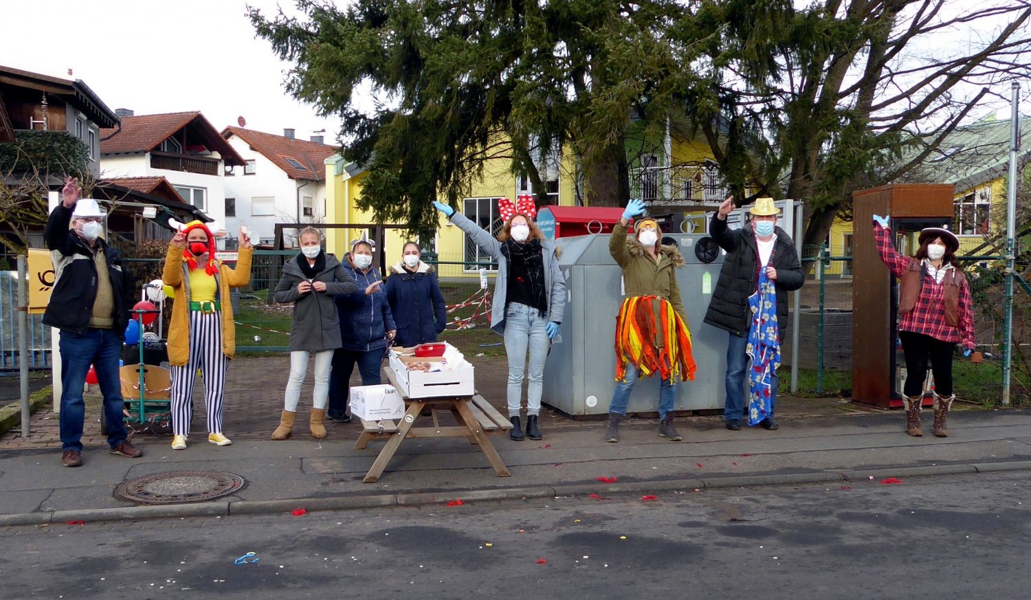 Im Krähenwald haben die Erzieherinnen die tollen Tage 2021 an Pandemiebedingungen angepasst.