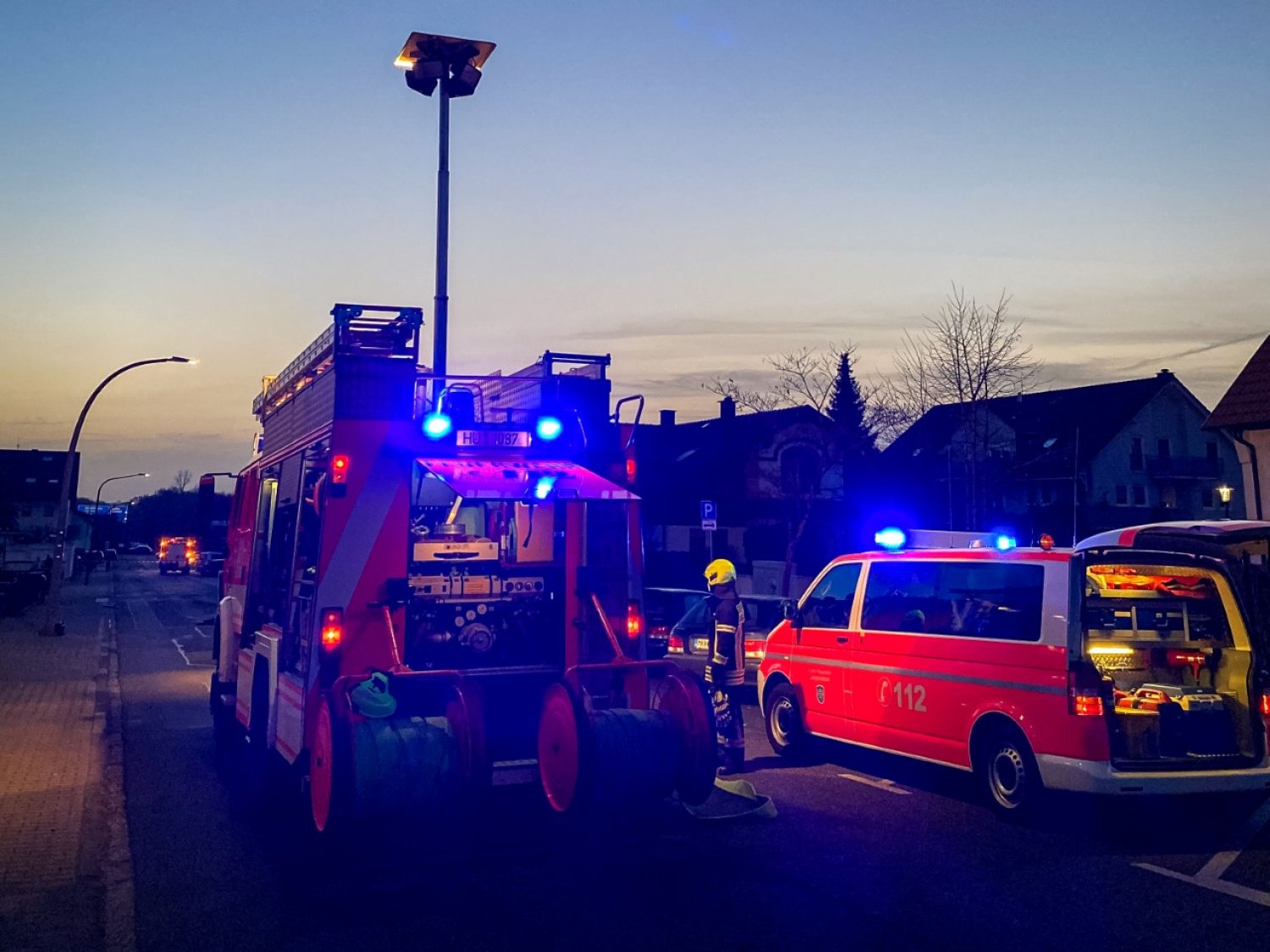 Einsatz für die Feuerwehr.