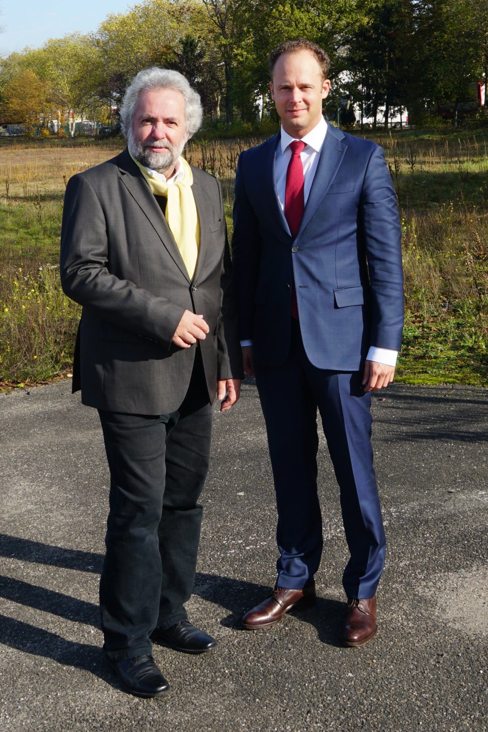 Ralf-Rainer Piesold und Kolja Saß (das Foto entstand bereits vor der Corona-Pandemie)