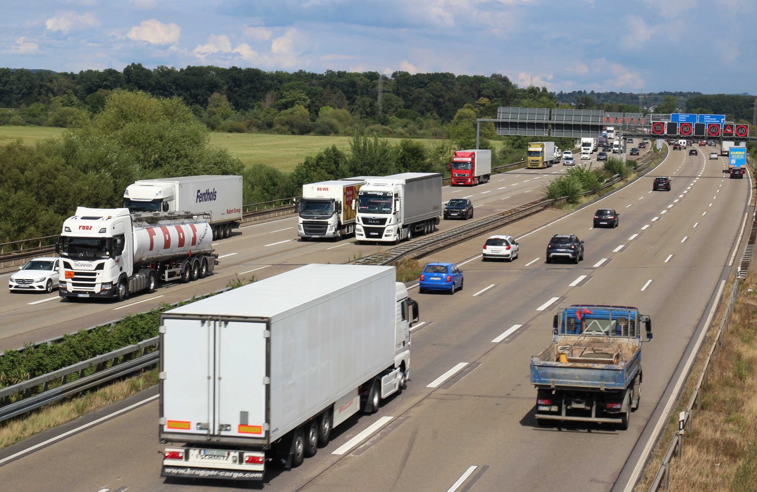 Abstandszählungen im Herbst 2020 auf der Bundesautobahn A 66 und A 45