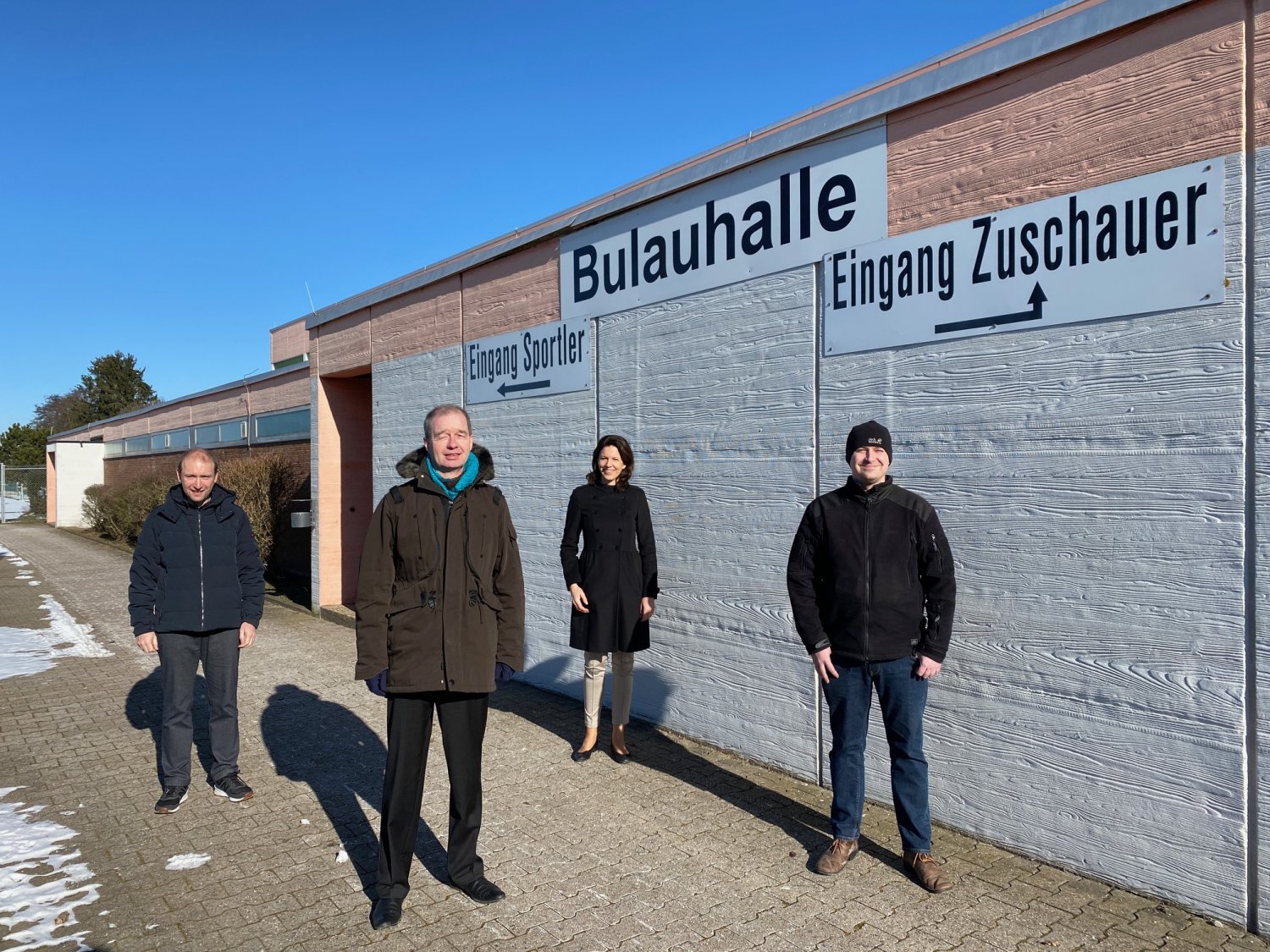 von links): Max Schad MdL, Christian Schmidt (Spitzenkandidat der CDU Rodenbach für die Kommunalwahl), Dr. Katja Leikert MdB und Dr. Patrick Weber (Vorsitzender der CDU Rodenbach).