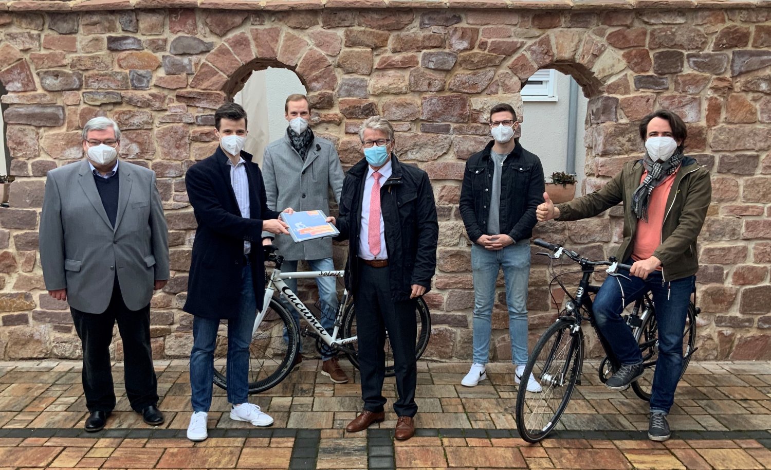 v.l.: Tobias Weisbecker, Johannes Wiegelmann, Niklas Beck, Winfried Ottmann, Alexander Weigand, Sébastien Buch