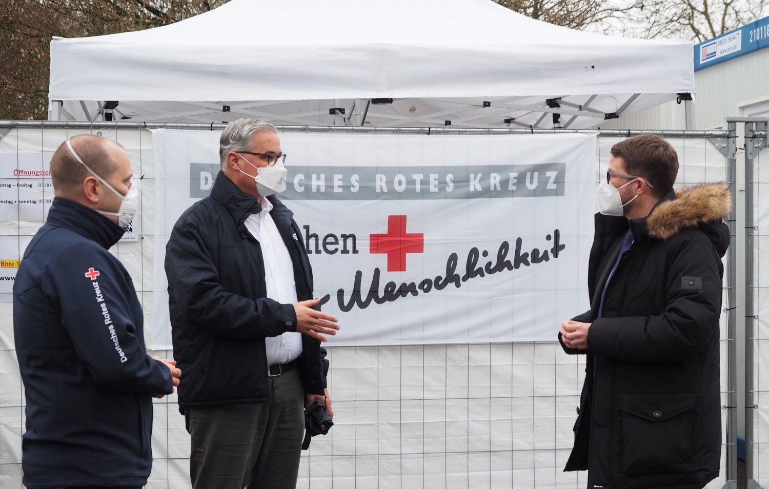 Landrat Thorsten Stolz  im Gespräch