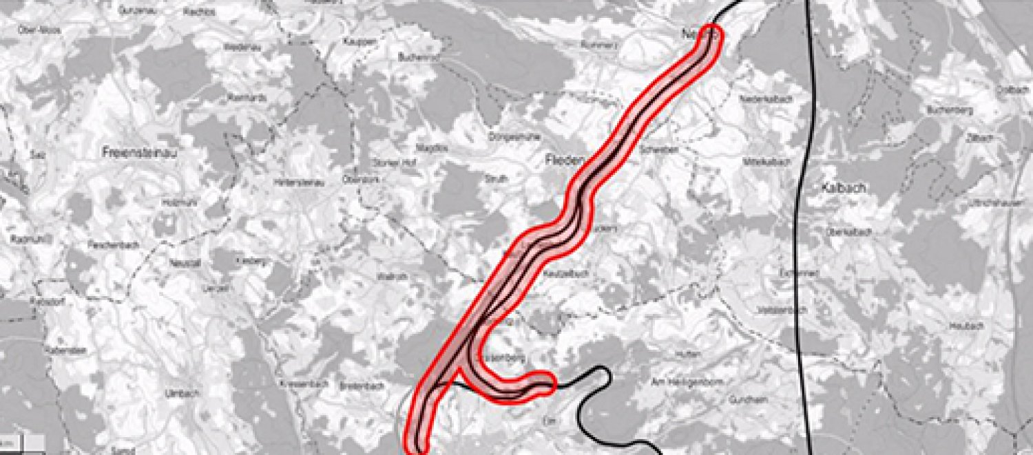 Bauarbeiten entlang der Bahnstrecke Fulda-Frankfurt am Main