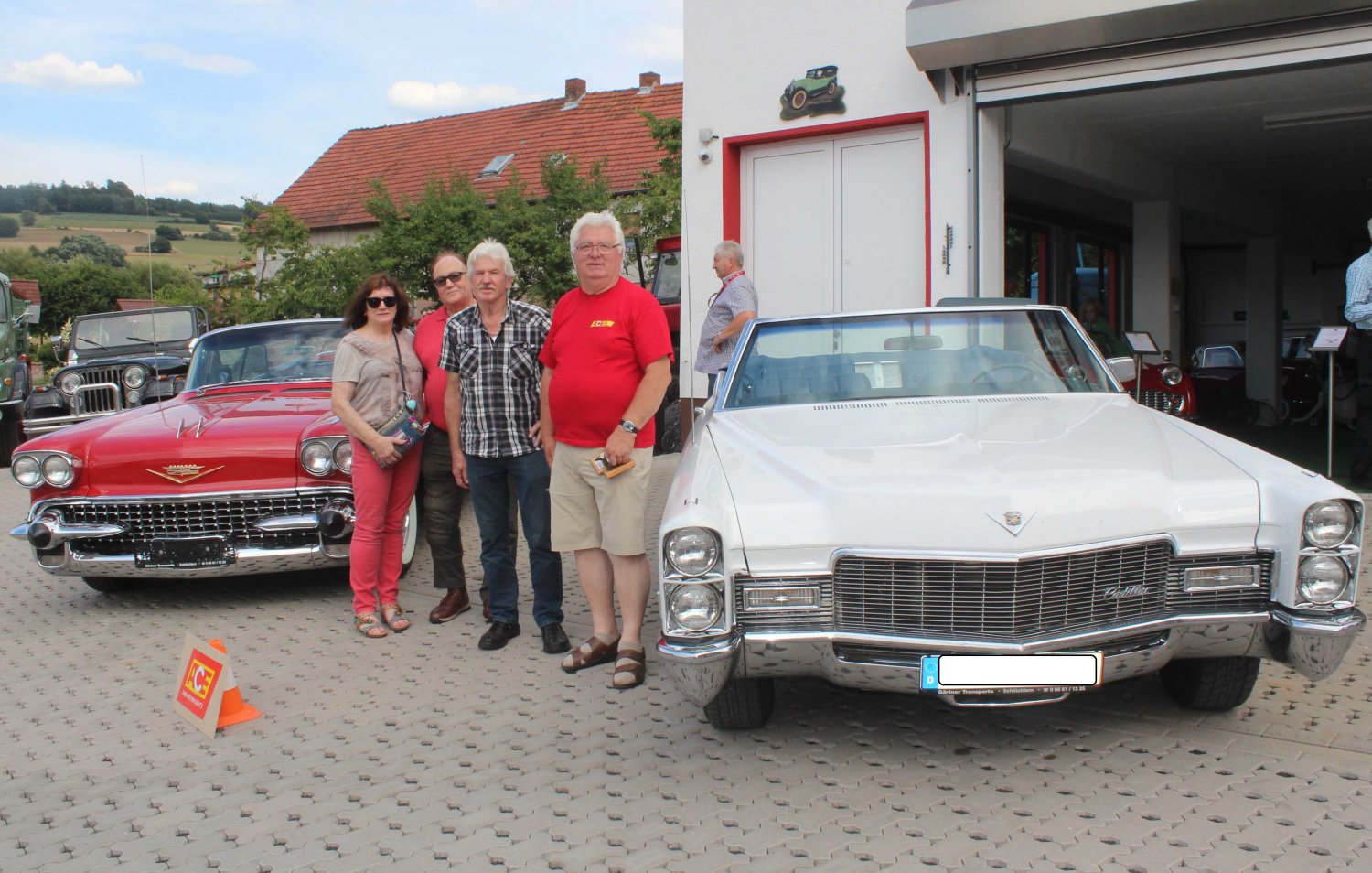 Oldtimer Besichtigungstour im Jahr 2018 mit dem ACE Kreisvorstand MKK