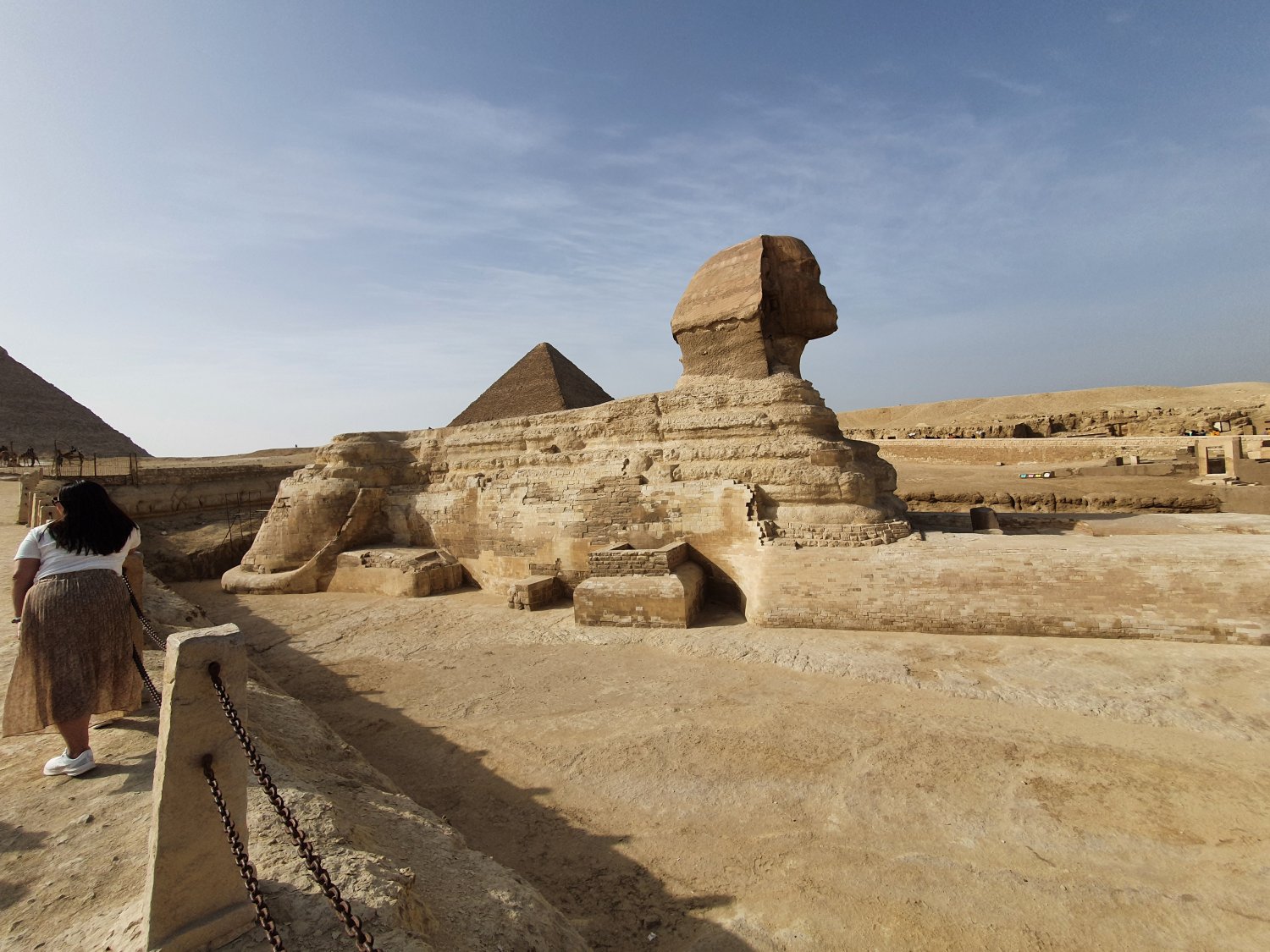 Die große Sphinx von Gizeh ist eine der bekanntesten Sehenswürdigkeiten Ägyptens