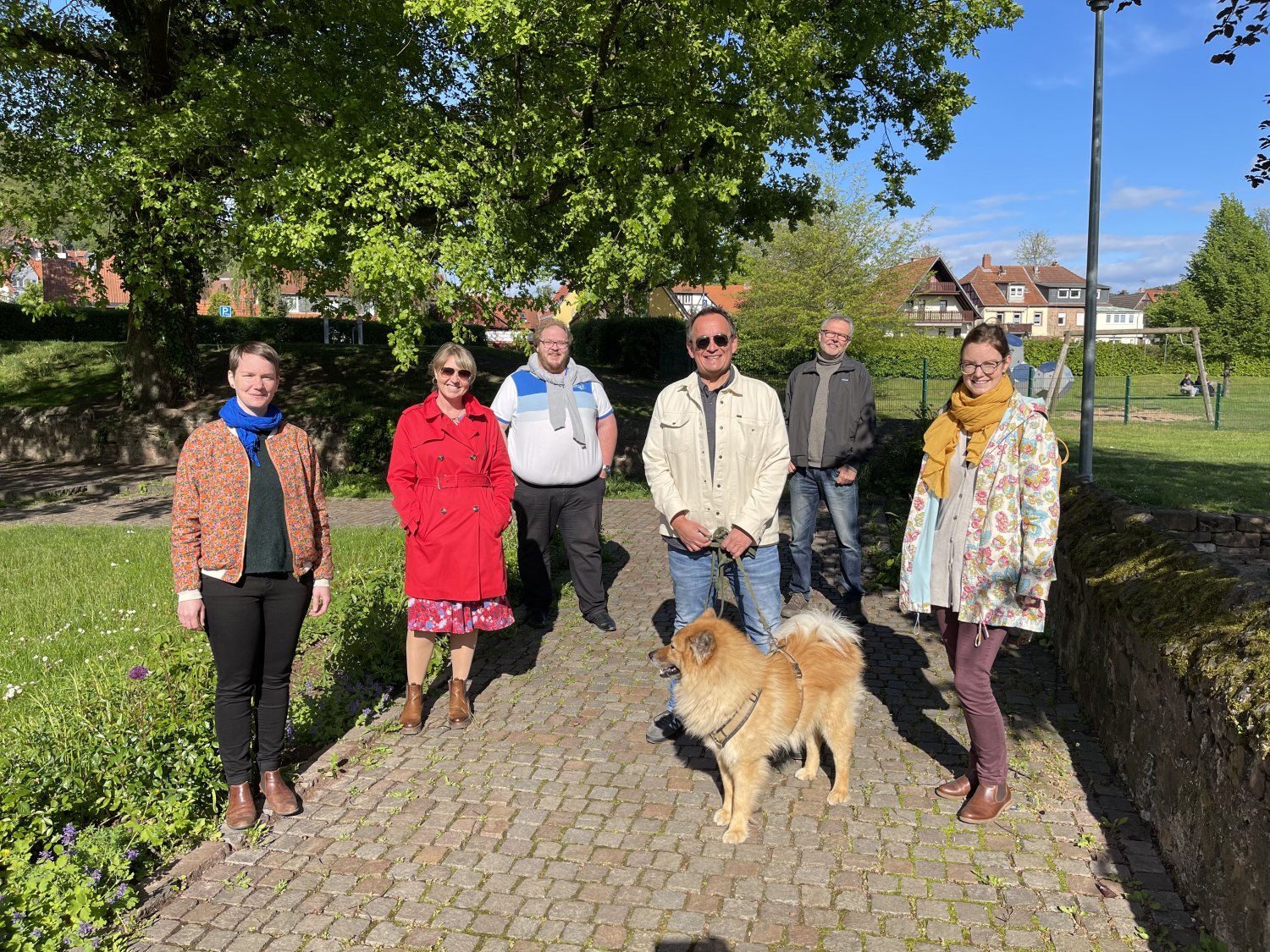 Der Vorstand des Vereins Hand aufs Herz (von links): Tina Zerbach, Julia Hott, Christian Kling, Alexander Schopbach, Michael Nuss und Lea-Riana Runkel.