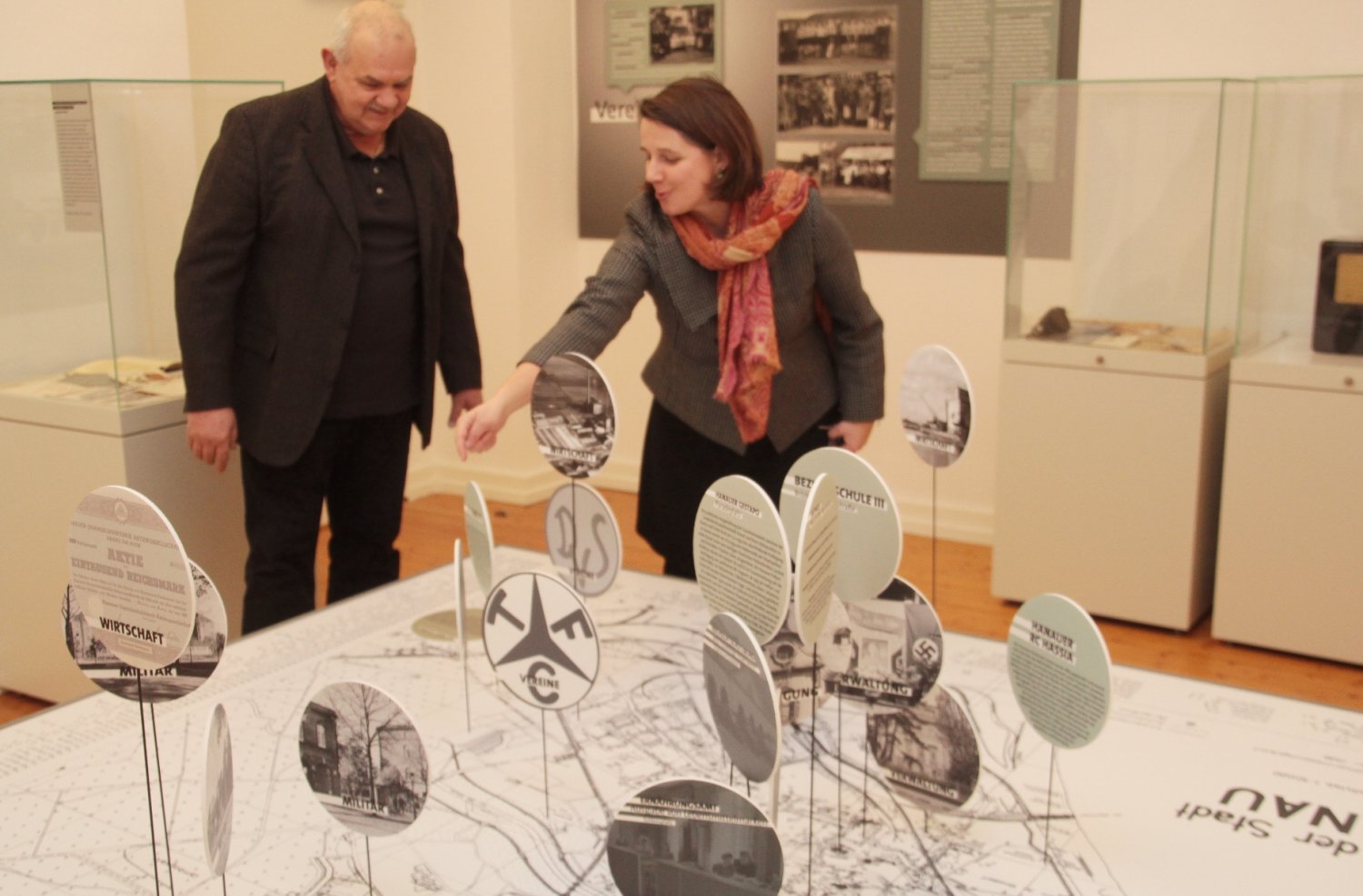 In der Ausstellung Leben im Krieg.