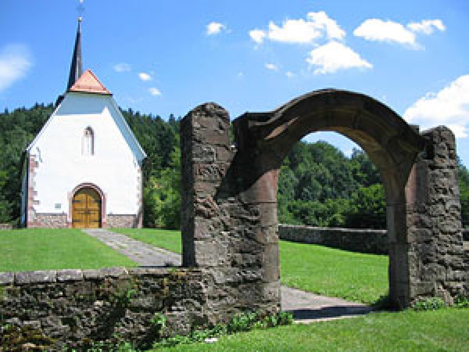 Die Mauritiuskapelle in Bieber