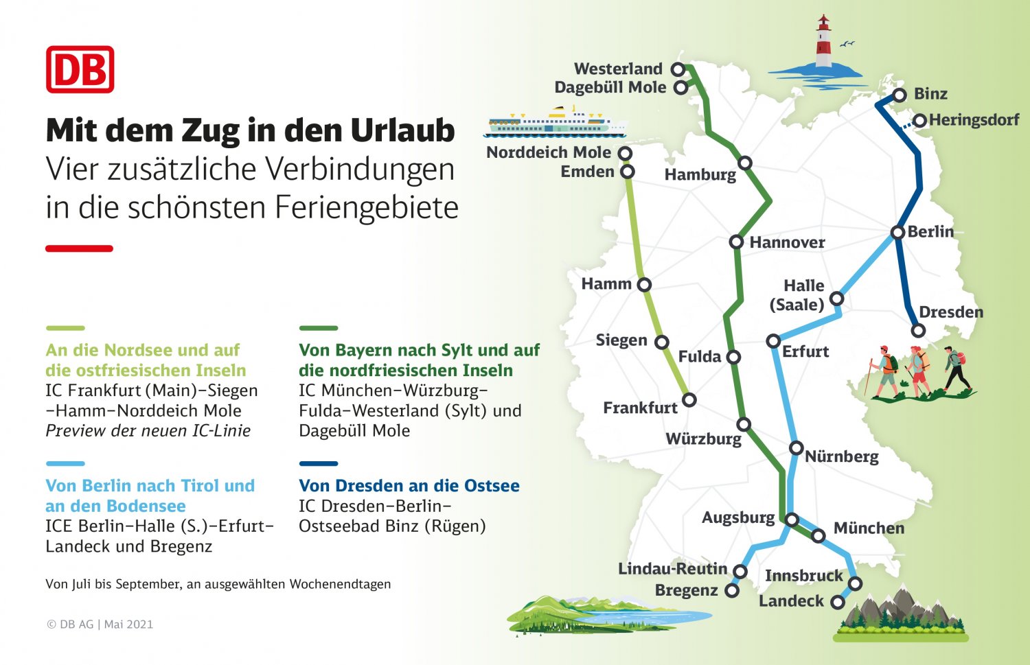 Neuer Sommerfahrplan der Bahn Von Fulda ohne Umstieg nach