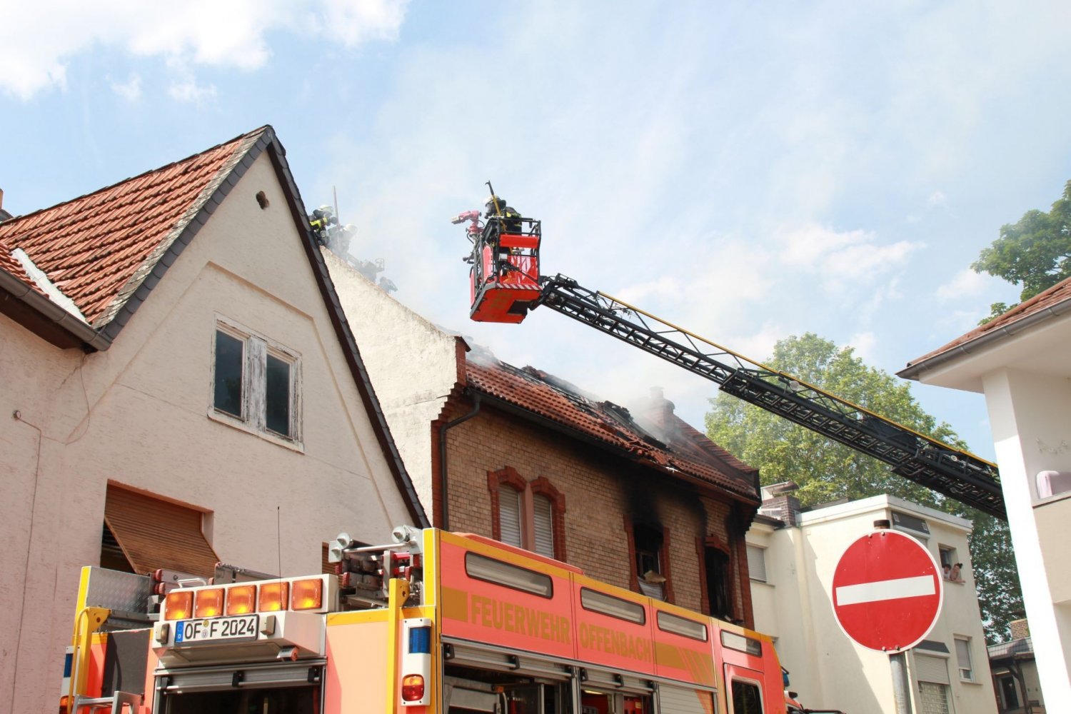 Feuerwehreinsatz am Mittwochmittag.