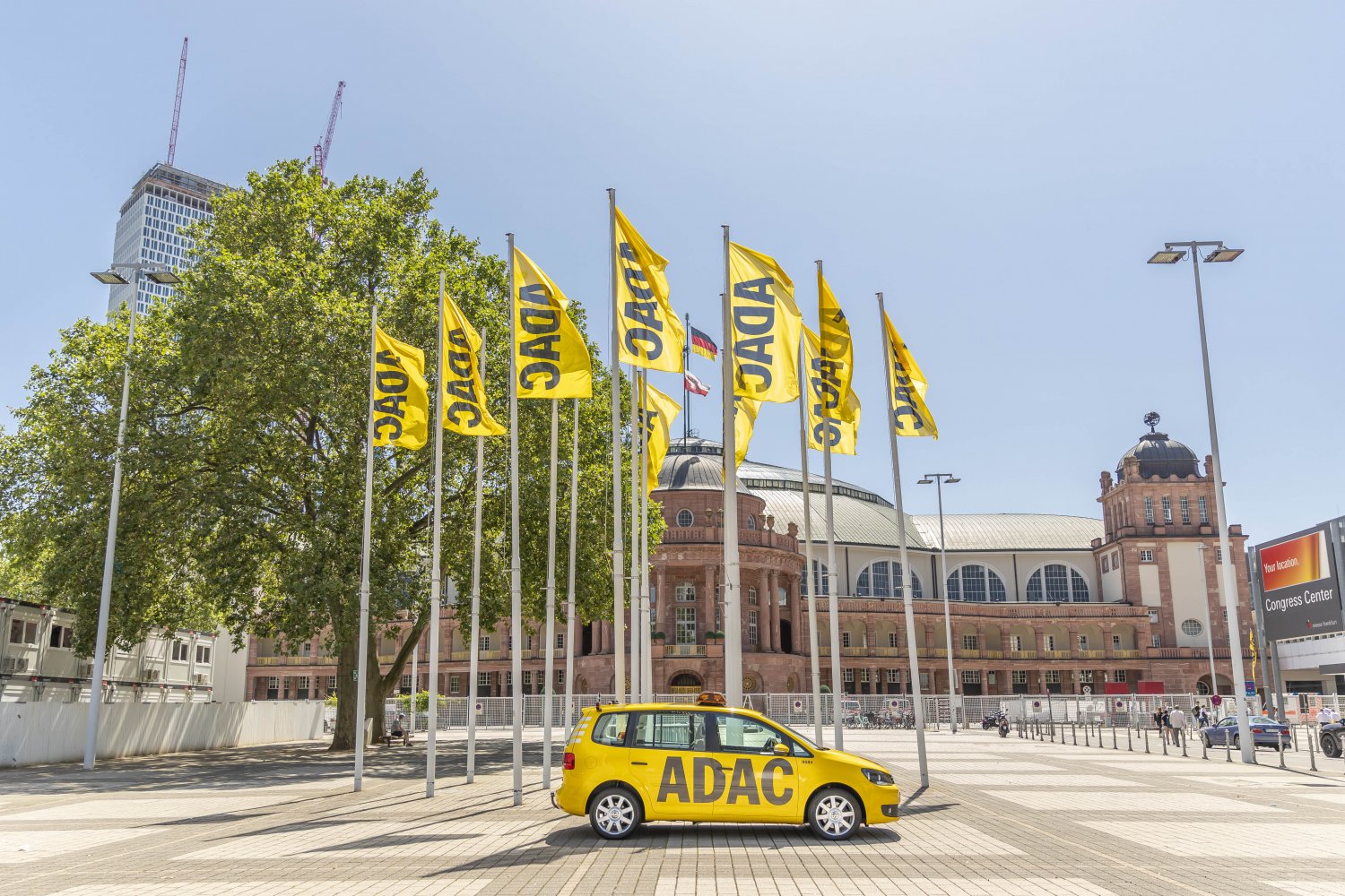 Die Mitgliederversammlung des ADAC Hessen-Thüringen fand 2021 auf dem Gelände der Frankfurter Messe statt.