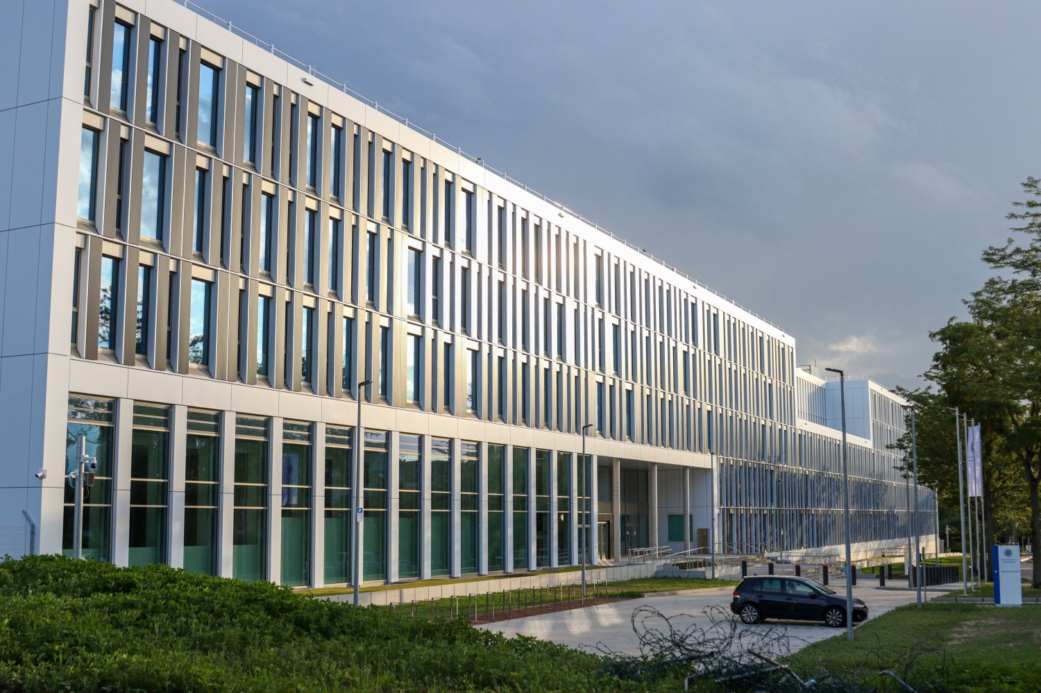 Das neue Polizeipräsidium Südosthessen am Spessartring in Offenbach