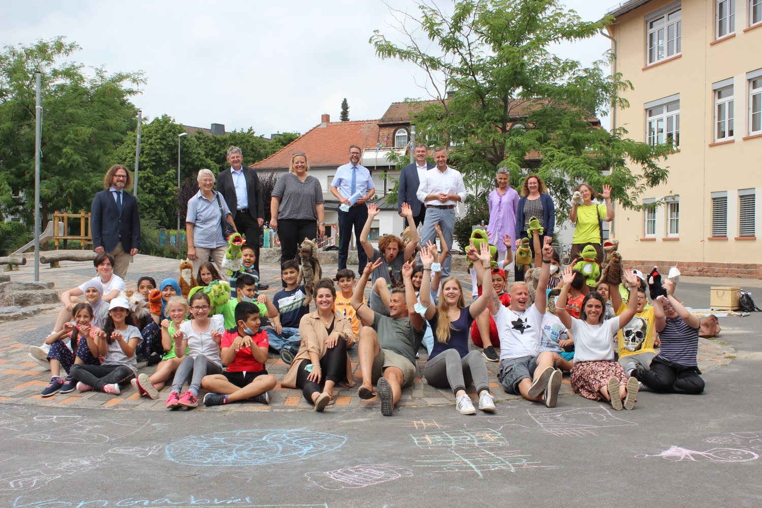 In der Philipp-Reis-Grundschule in Gelnhausen ist auch in den Sommerferien einiges los.