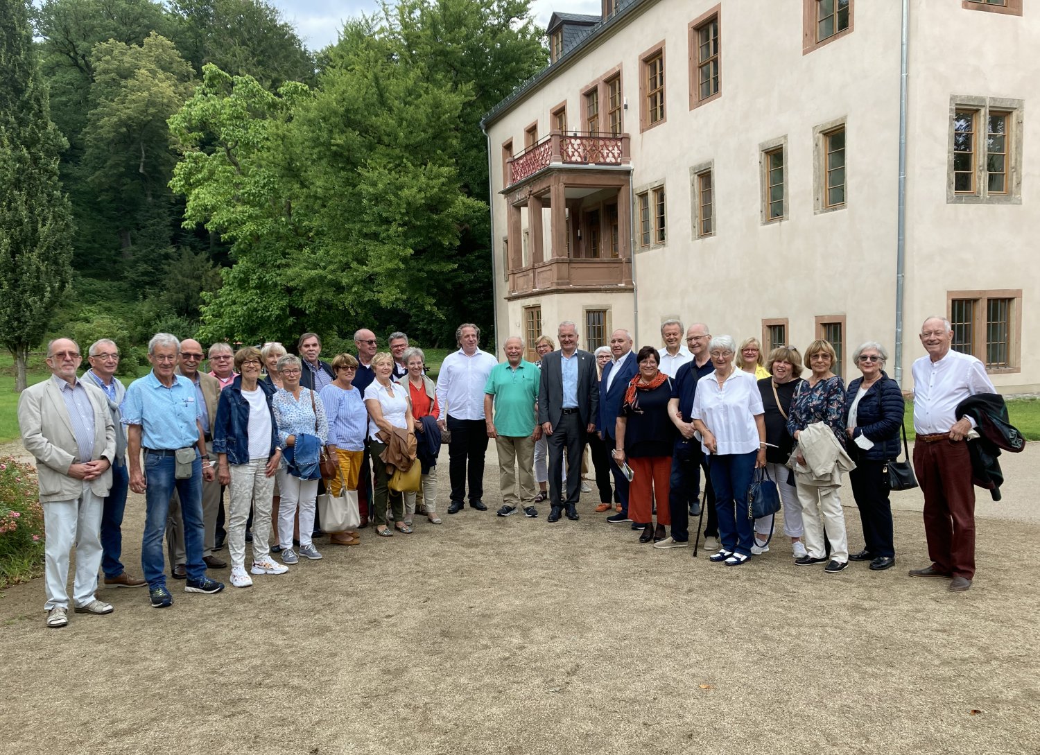 Der Lions-Club Bad Orb - Gelnhausen besuchte das Schloss in Wächtersbach.