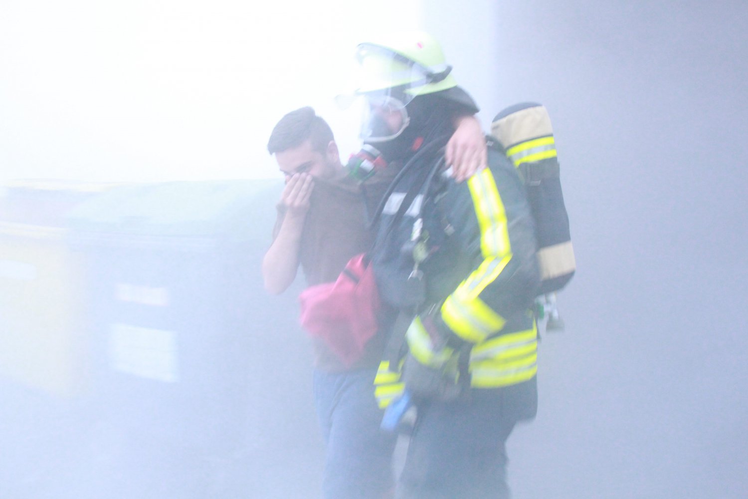 Große Feuerwehrübung in Wächtersbach