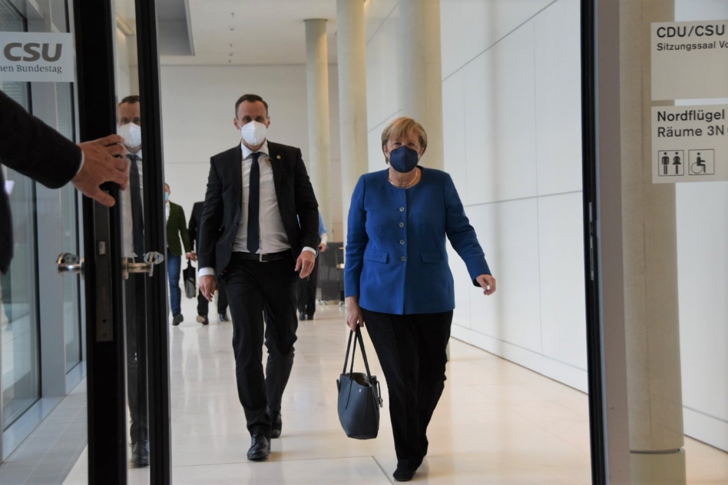 Angela Merkel (CDU) am gestrigen Montag.