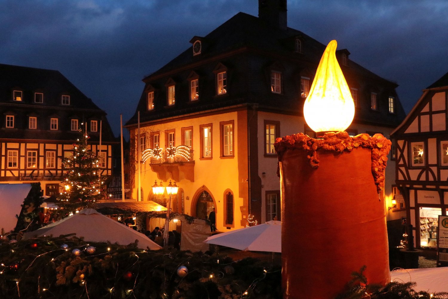 Einen Weihnachtsmarkt wird es dieses Jahr in Gelnhausen nicht geben.