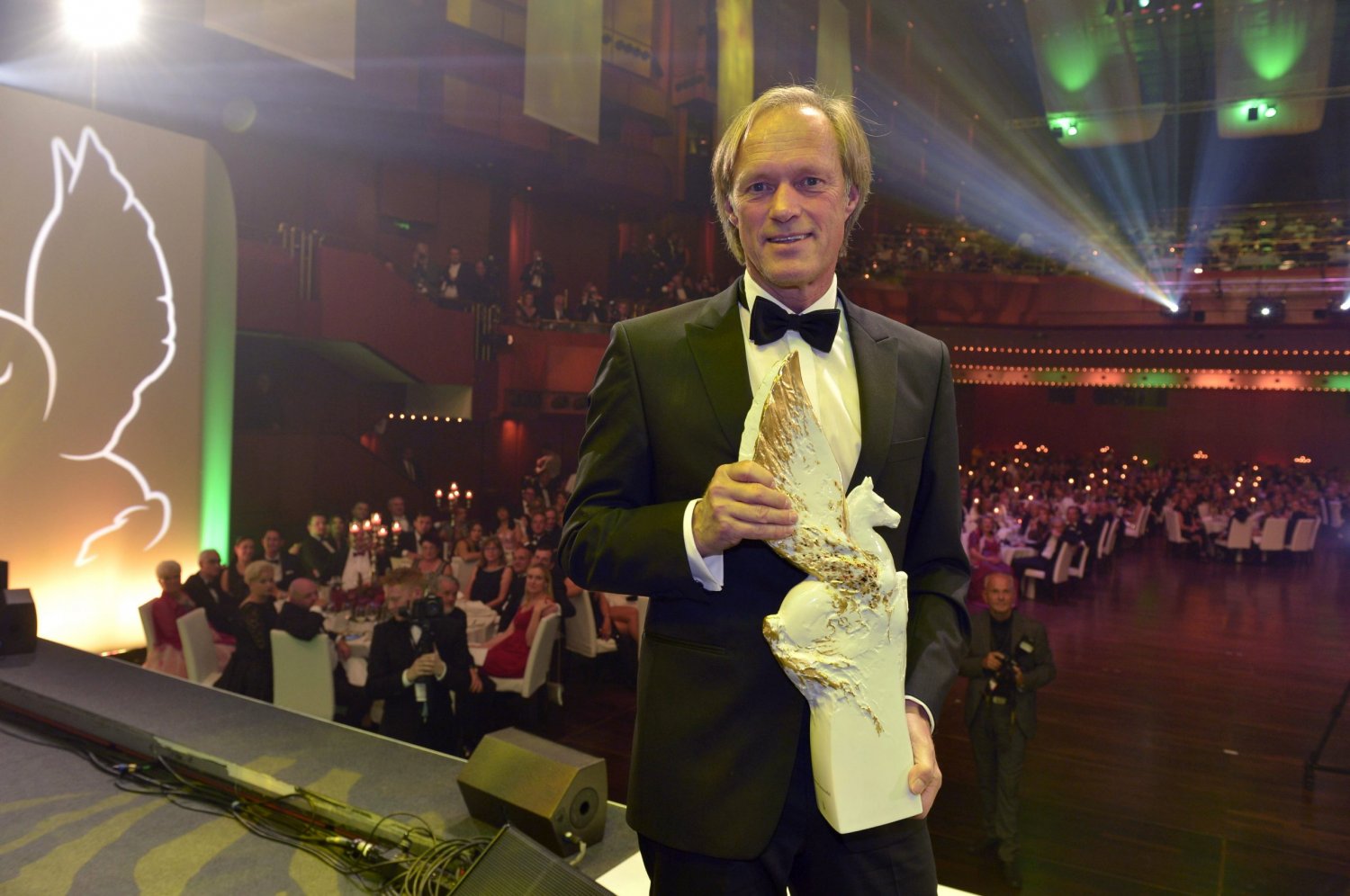 Moderator Gerhard Delling beim diesjährigen SportpresseBall.