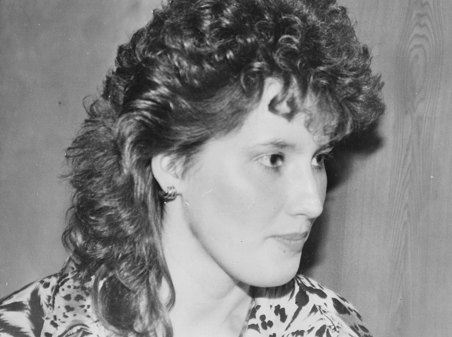 Noch mit aschblondem Lockenkopf im Jahr 1987. 1988 wechselte sie ins Vorzimmer von Bürgermeister Jürgen Michaelis.