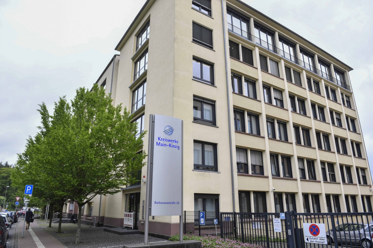 Das Büro der Kreiswerke in Gelnhausen