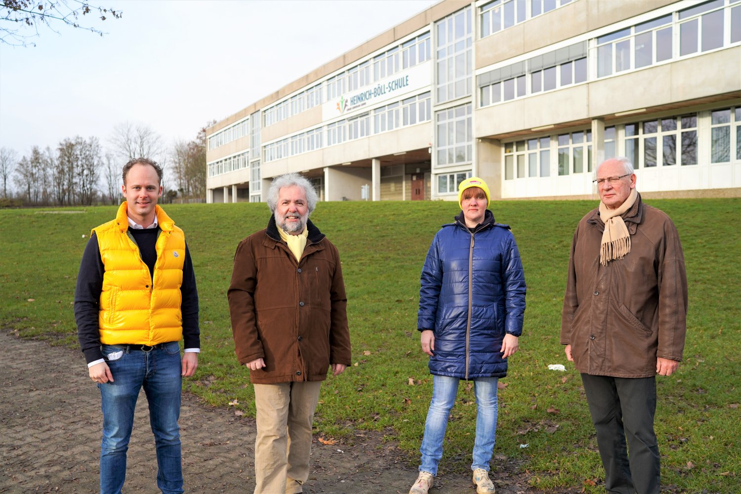 v.r.: Saß, Piesold, Lauterbach, Jürgen Schäfer