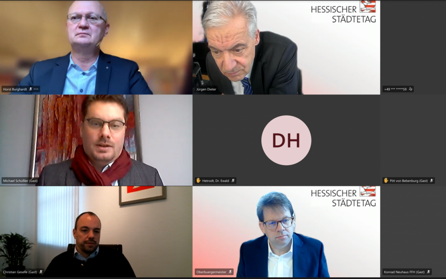 Erste virtuelle Pressekonferenz des Hessischen Städtetages am Dienstag