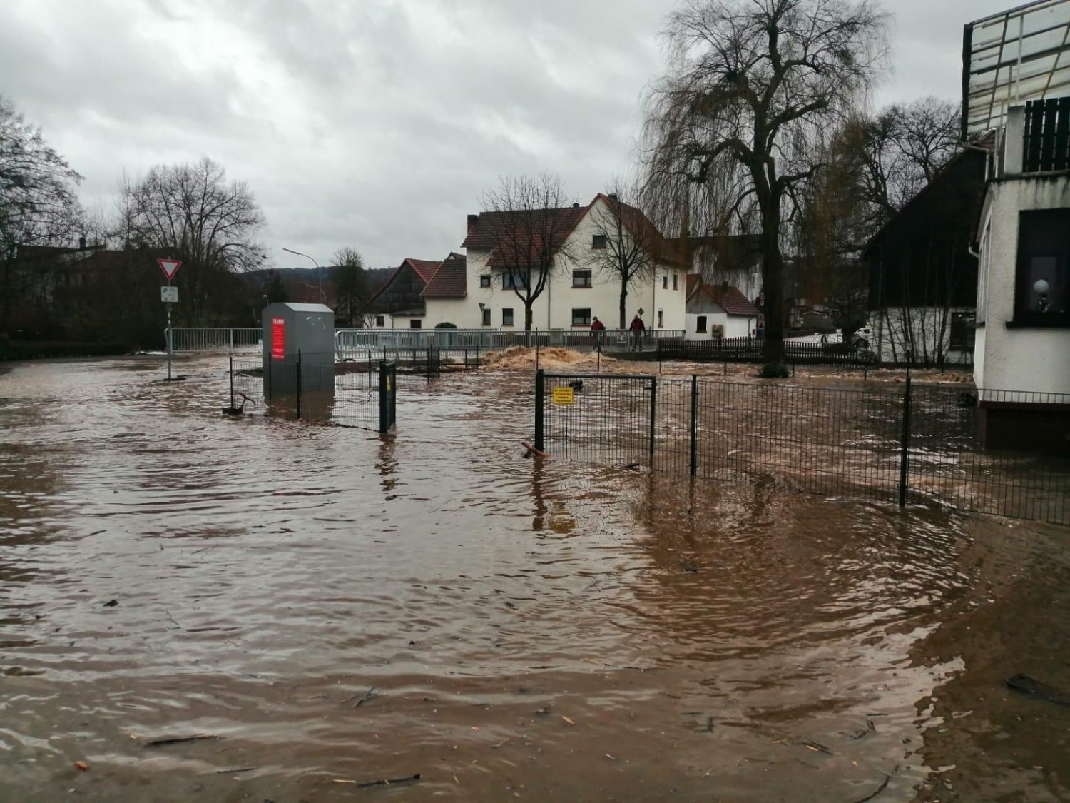 Auch in Brachttal herrscht Land unter