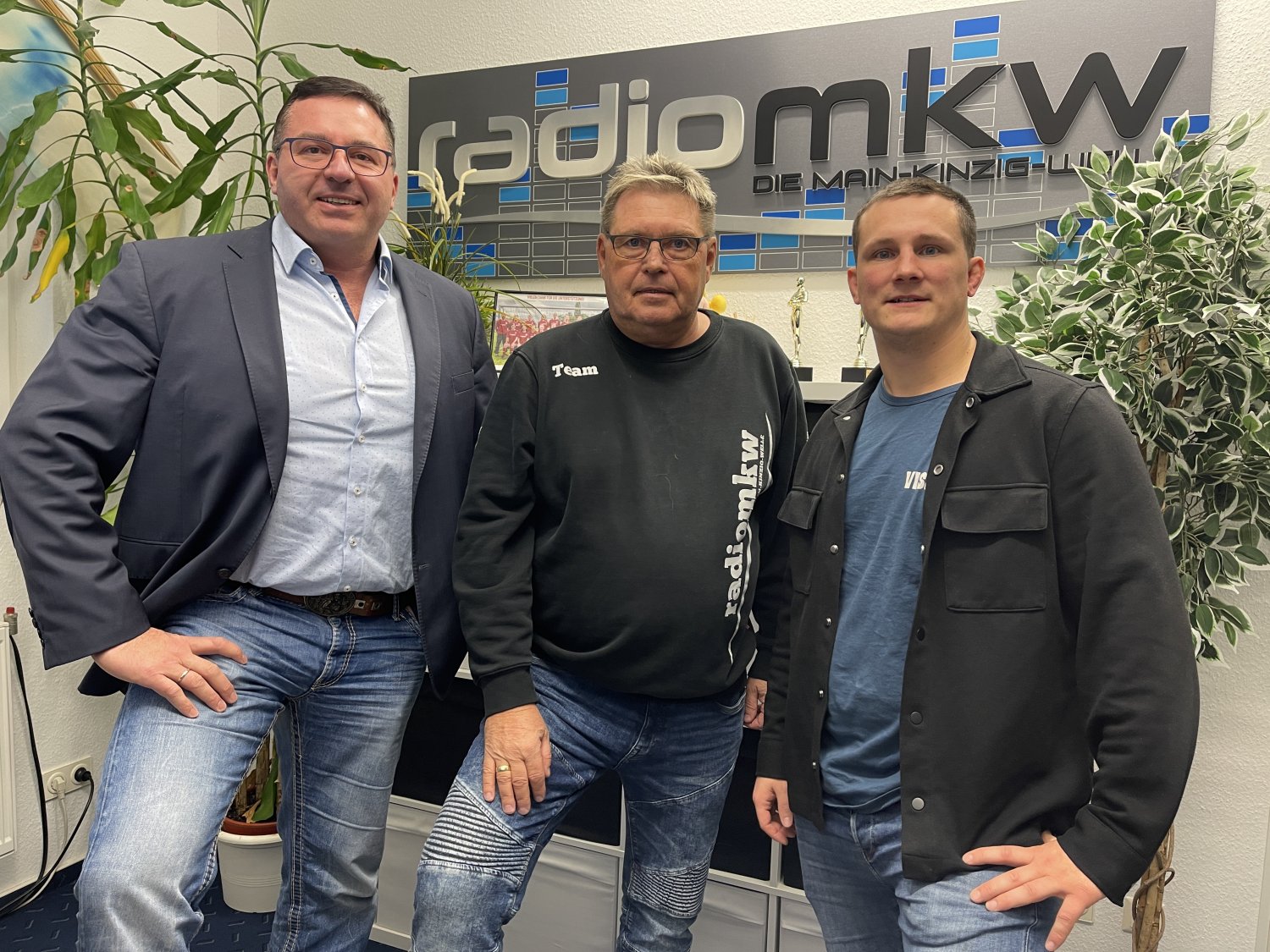 Coach Jens Gottwald, MKW-Host Jürgen Hess und Coach Kevin Crichton