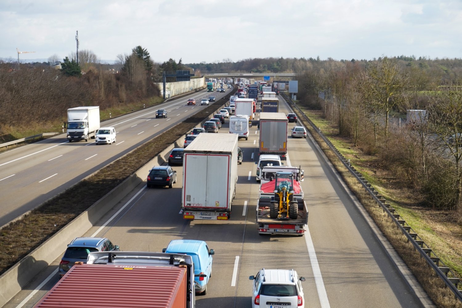 Von Rettungsgasse - kein Spur