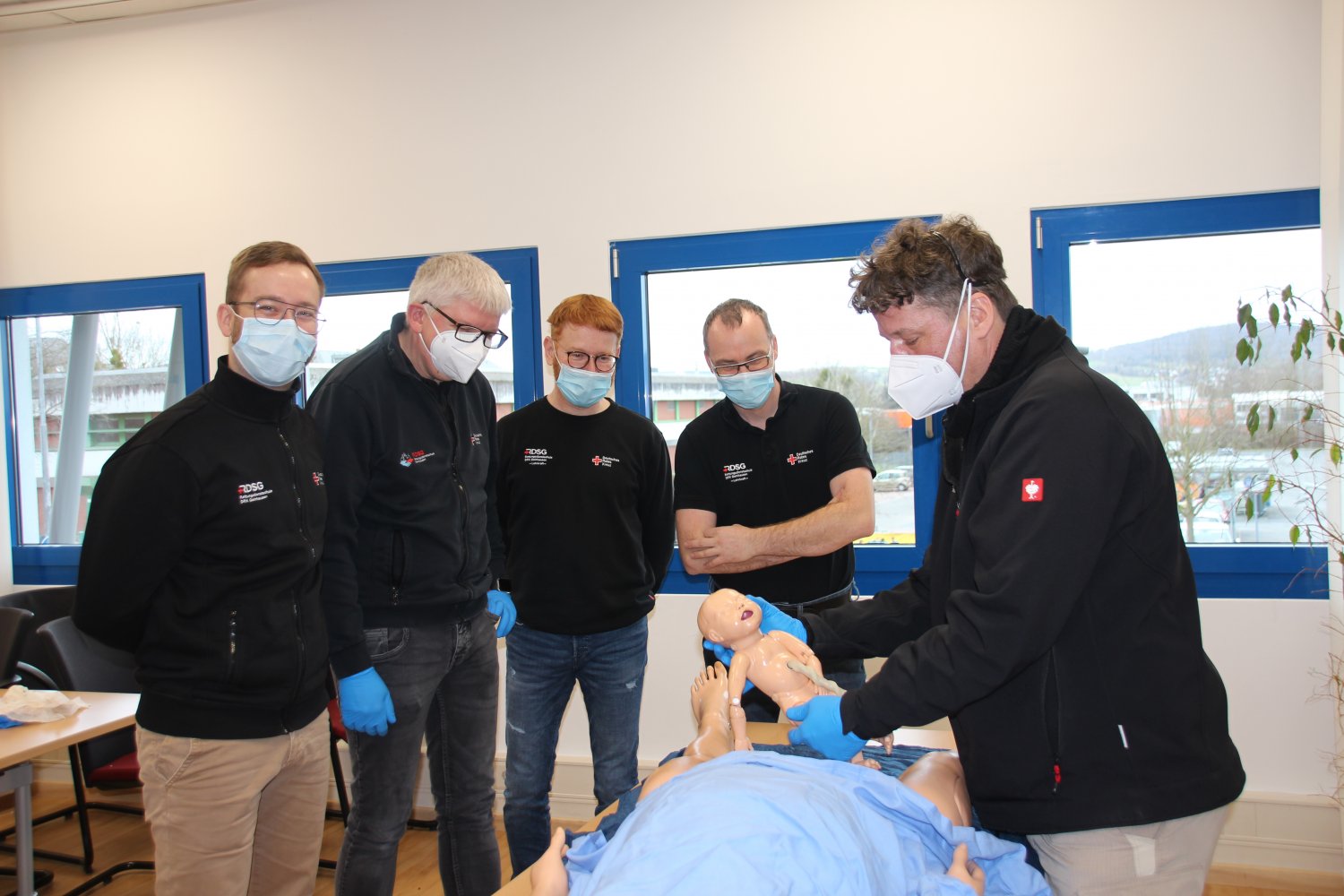 Yannick Krohn, Michael Schüßler, Werner Herd, Michael Dittmar, Matthias Leister (v.li.)