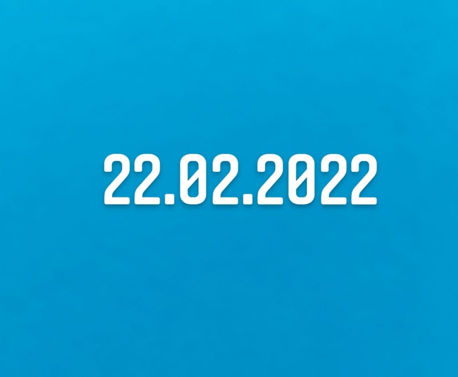Der 22.02.2022 ist ein kalendarisches Palindrom