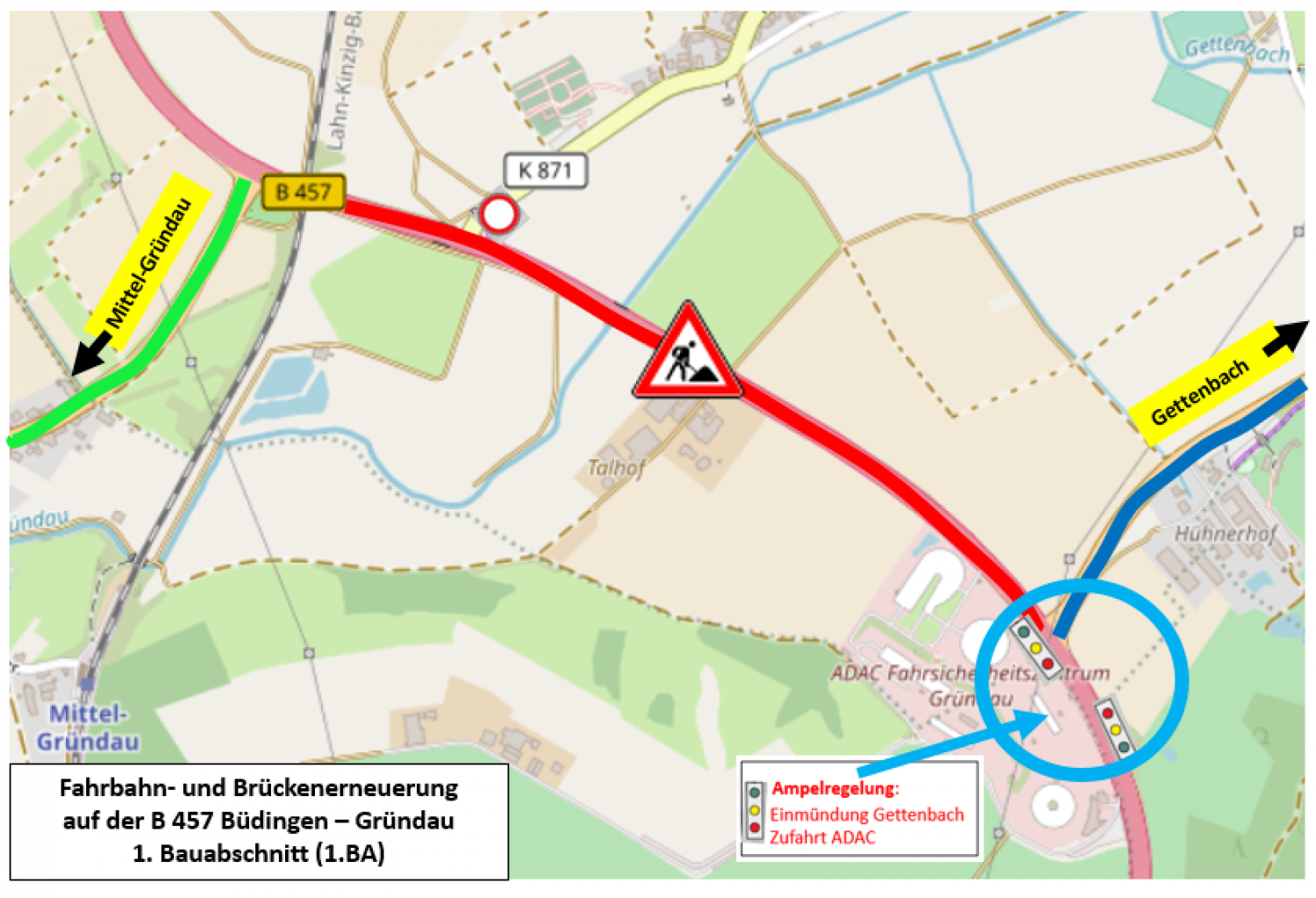 Ab Ende März: Fahrbahn- Und Brückensanierungsarbeiten Auf Der B 457